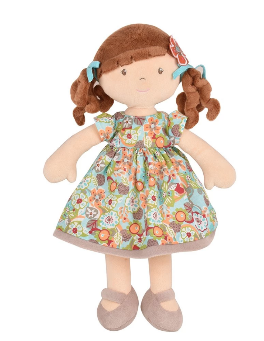 Picture of Summer - Light Brown with Orange Floral Dress