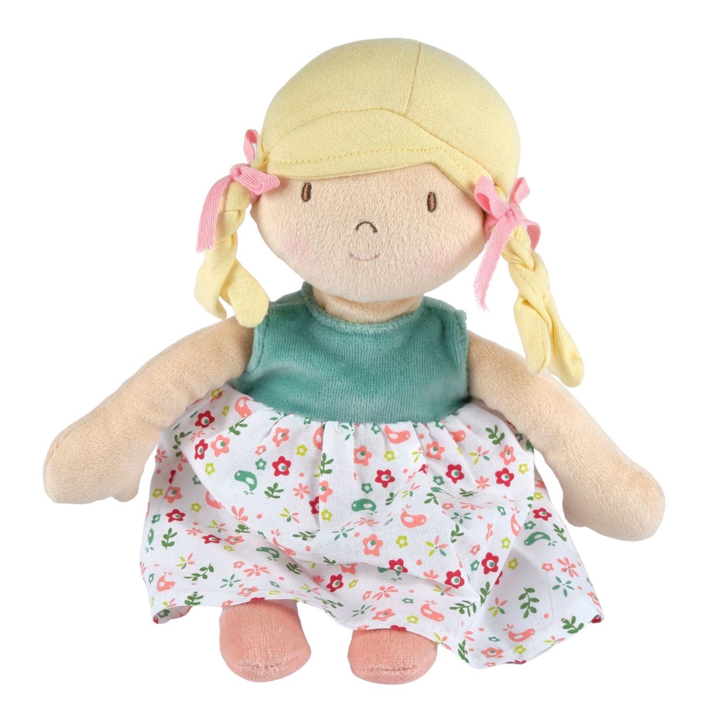 Picture of Abby Blonde Hair Doll in Blue with Heat Pack
