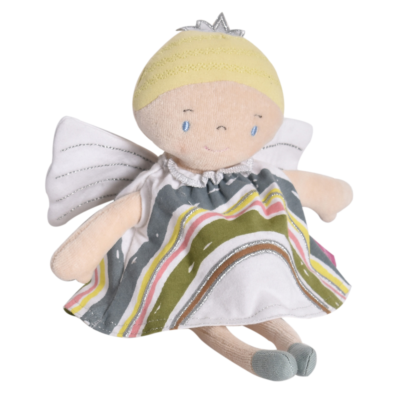 Picture of Fairy with Blonde Hair in Rainbow Dress