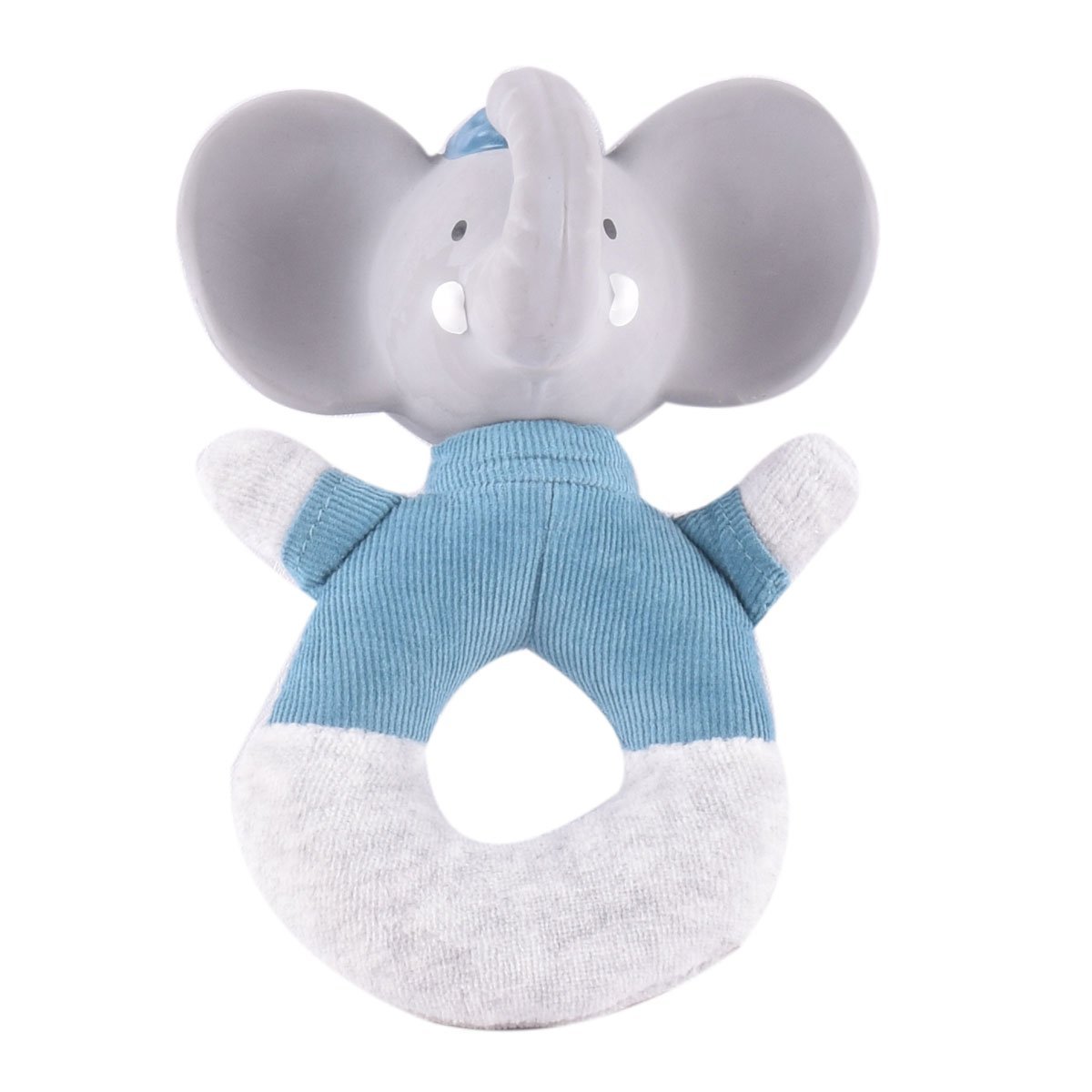 Picture of Alvin the Elephant Soft Rattle with Rubber Head