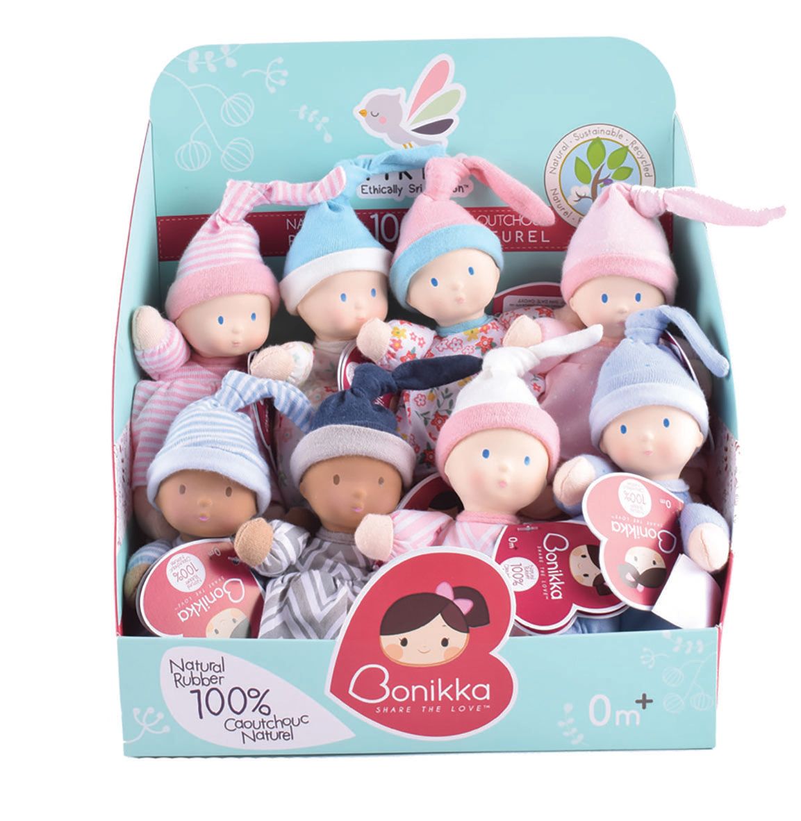 Picture of Precious Dolls in Light & Dark Skin in CDU-8 pcs.
