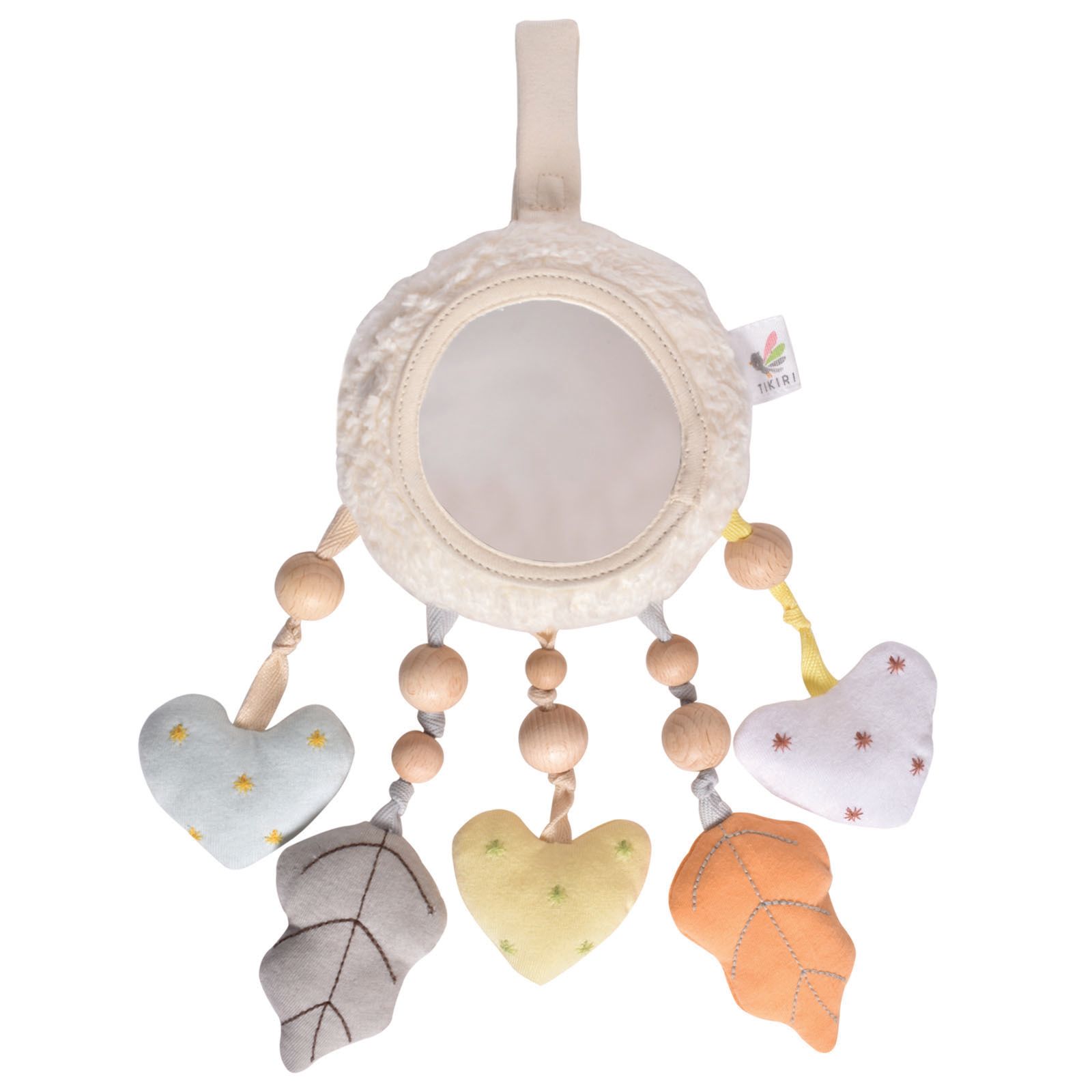 Picture of Bahbah the Lamb Mobile with Fabric Hearts