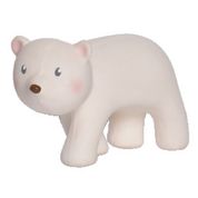 Picture of Polar Bear Nat. Rubber Teether, Rattle & Bath Toy