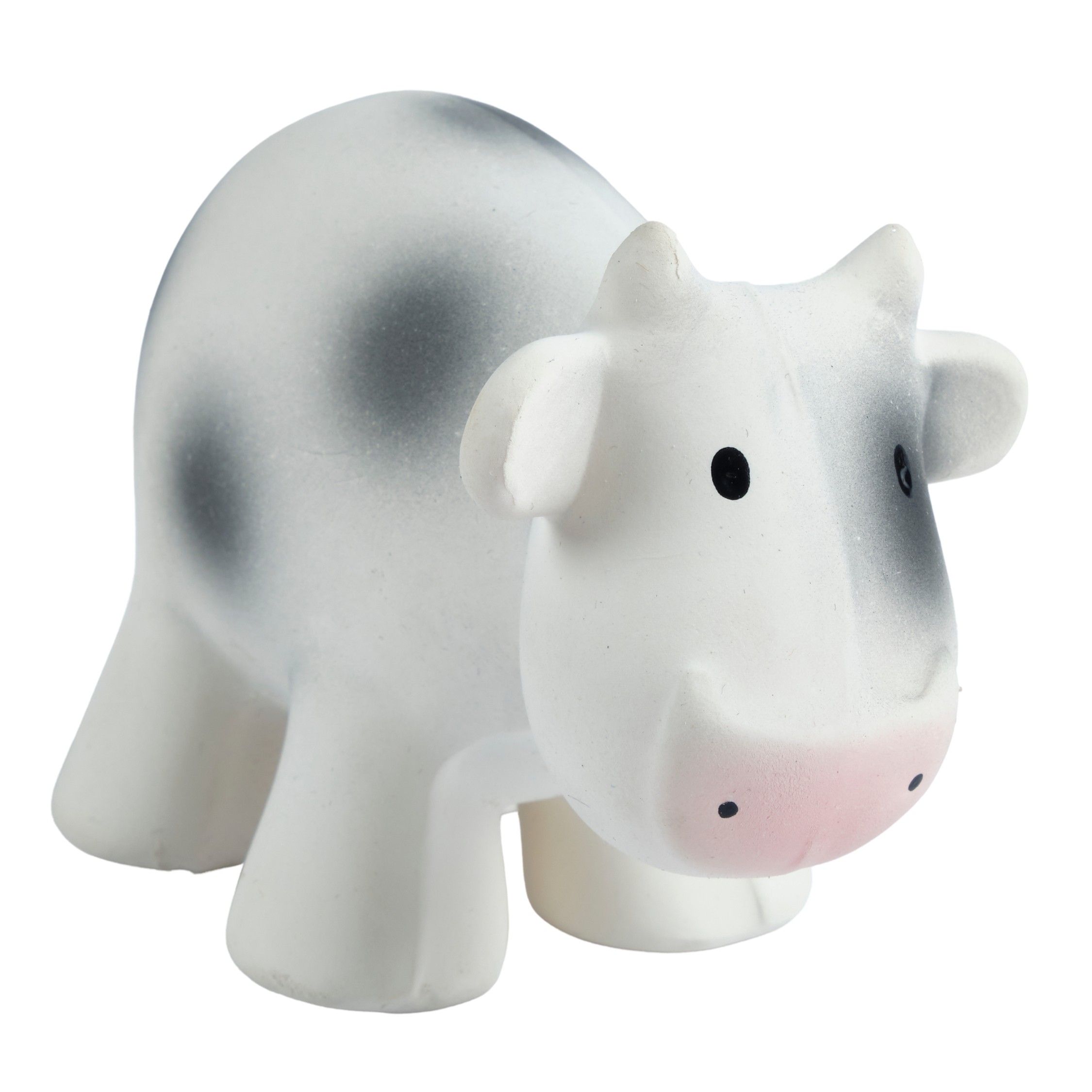 Picture of Cow-Nat. Organic Rubber Teether, Rattle & Bath Toy