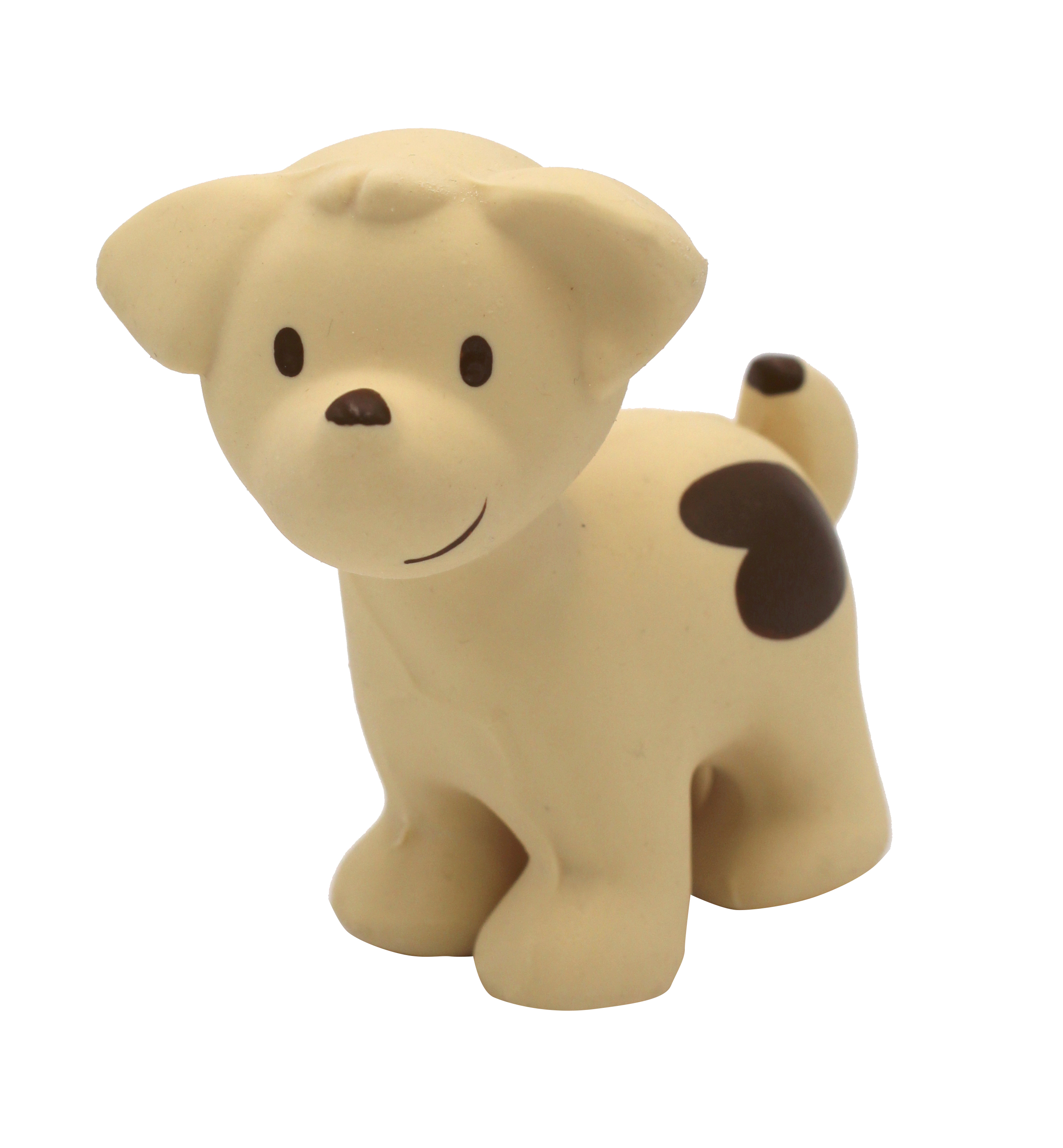 Picture of Puppy - Natural Rubber Rattle, Teether & Bath Toy