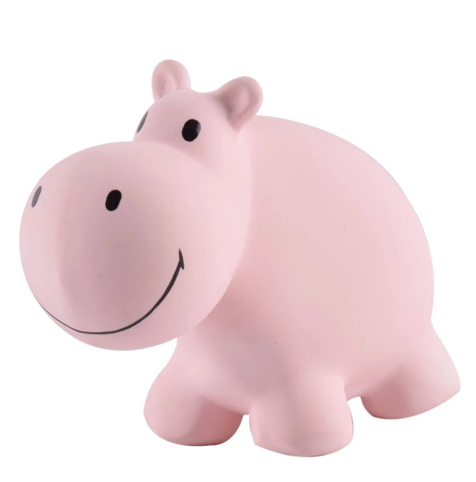 Picture of Hippo - Natural Organic Rubber Rattle