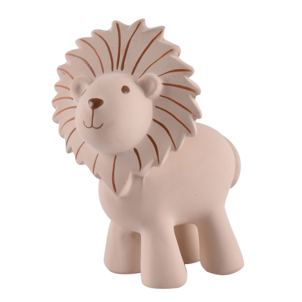 Picture of Lion - Nat. Organic Rubber Rattle, Teether & Bath