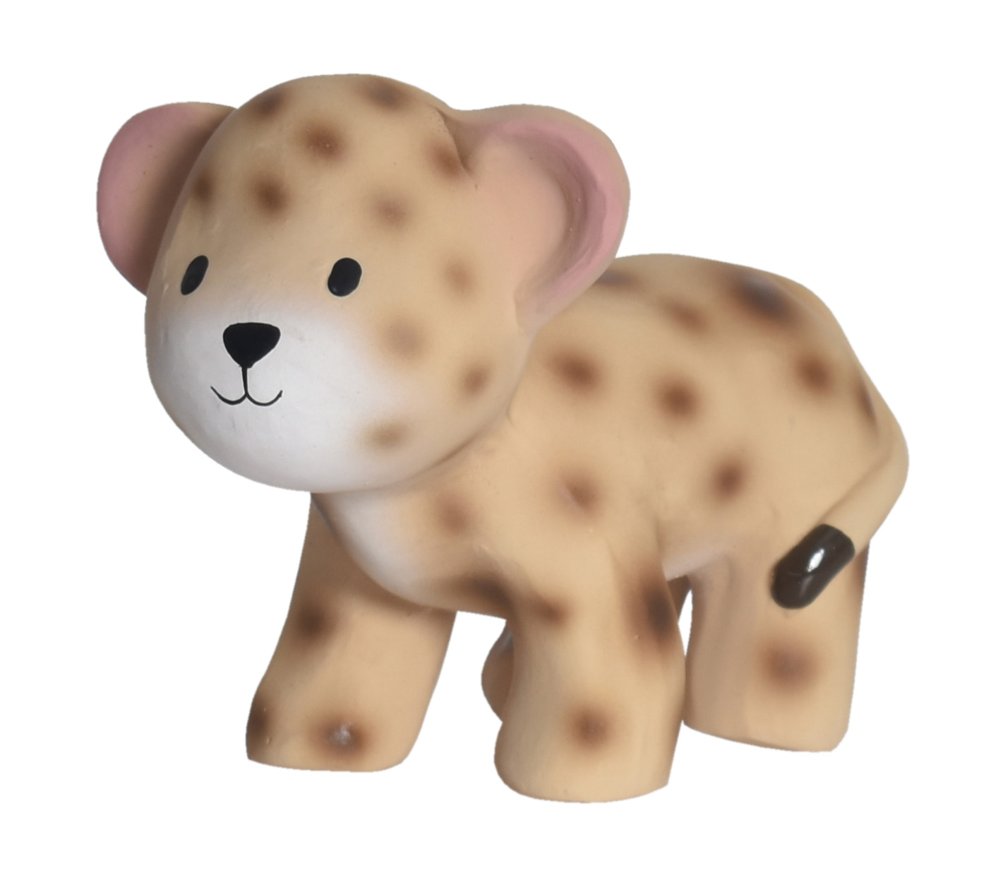 Picture of Leopard Natural Rubber Teether Rattle & Bath Toy