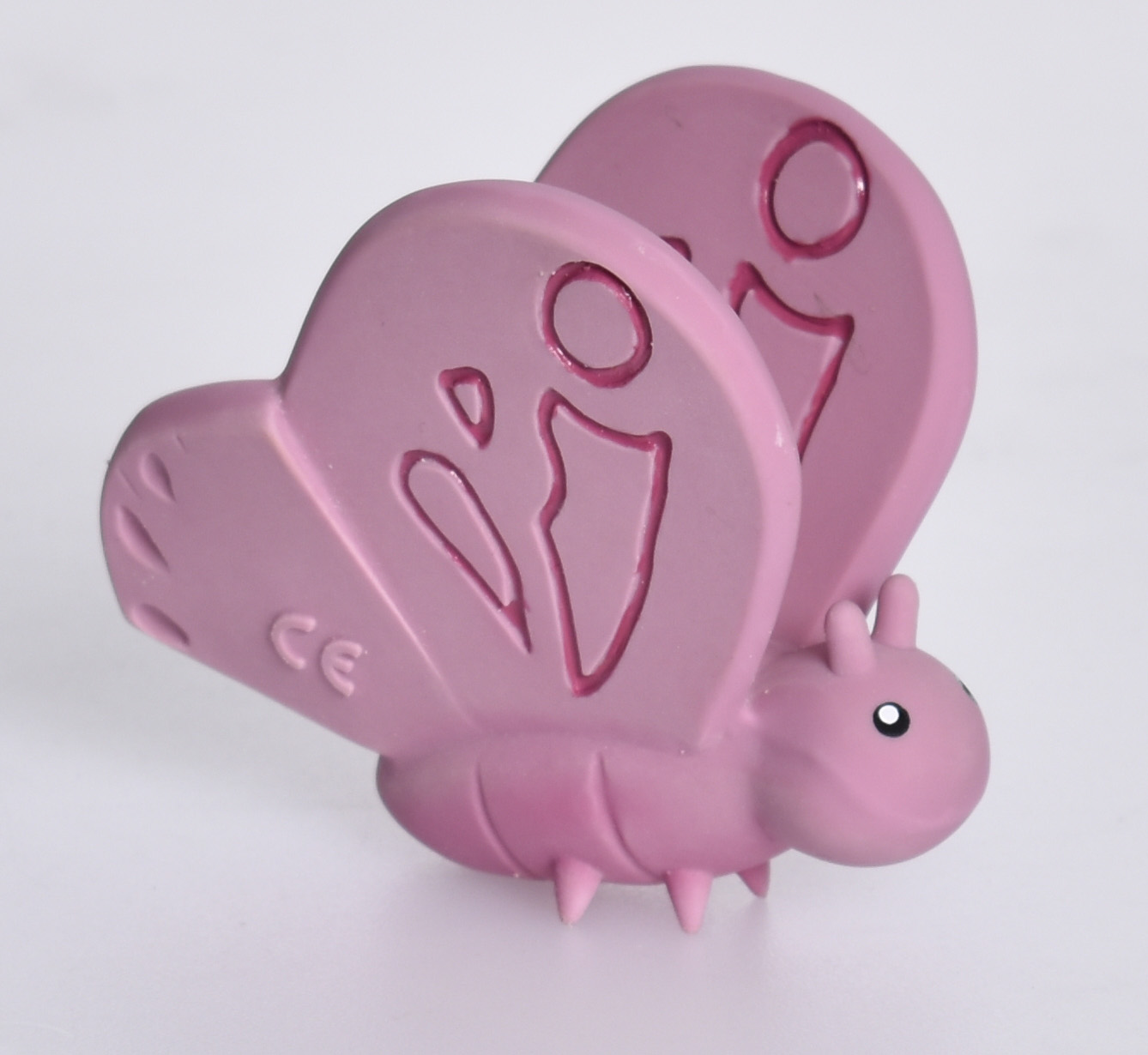 Picture of Butterfly Nat. Rubber Teether, Rattle & Bath Toy