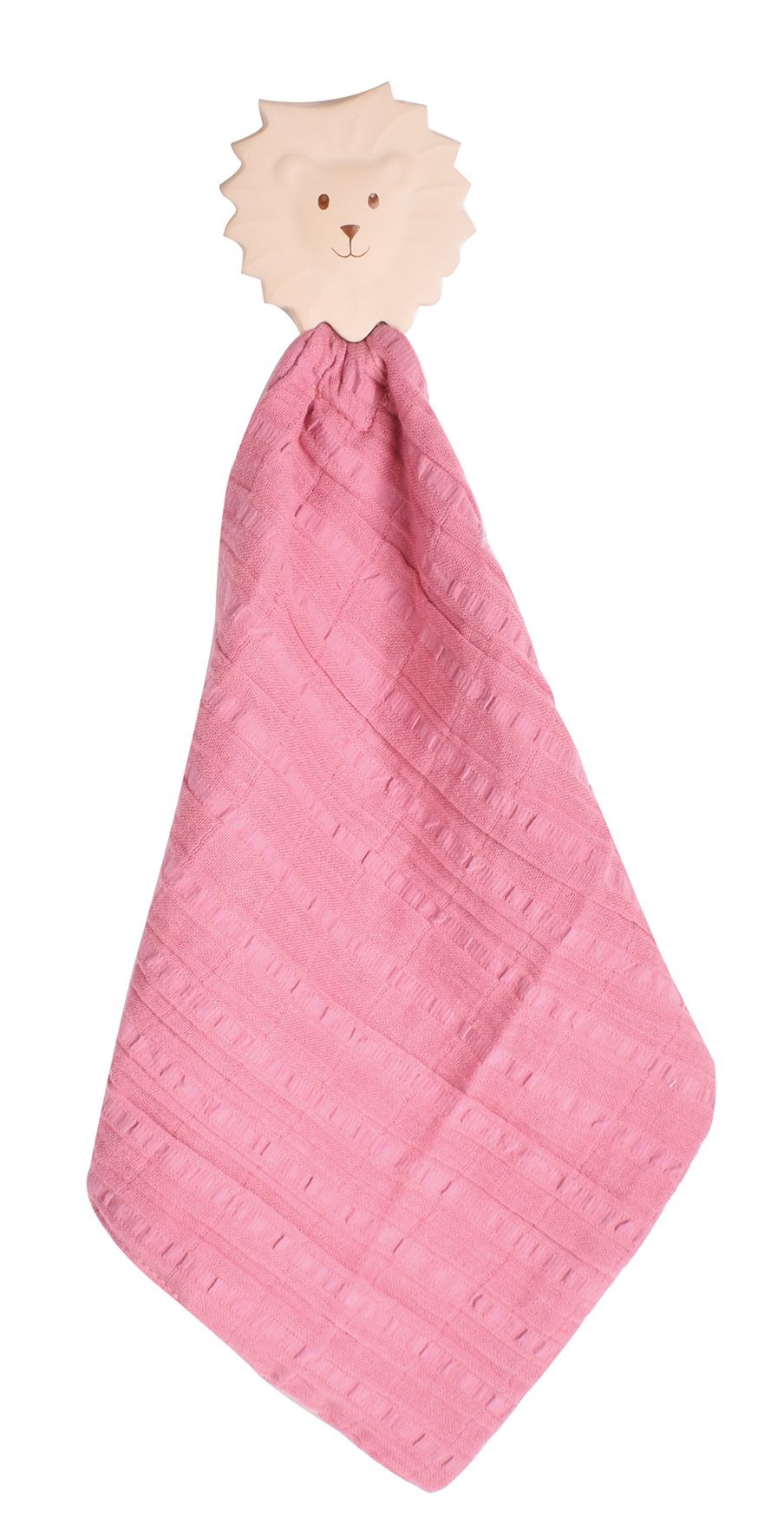 Picture of Lion Comforter in Dusty Pink w/Natural Rubber Head