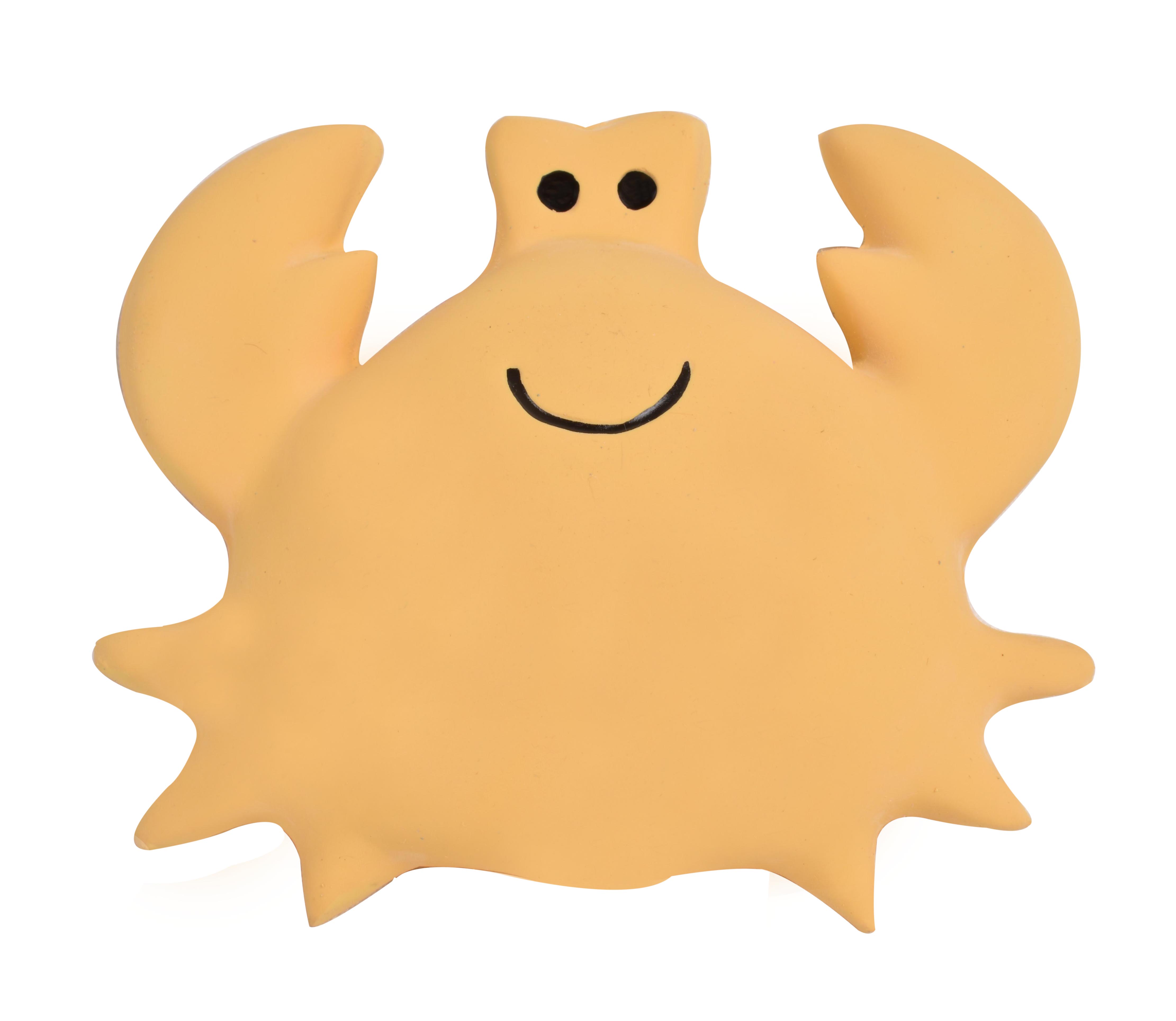 Picture of Crab - Natural Rubber Rattle, Teether & Bath Toy