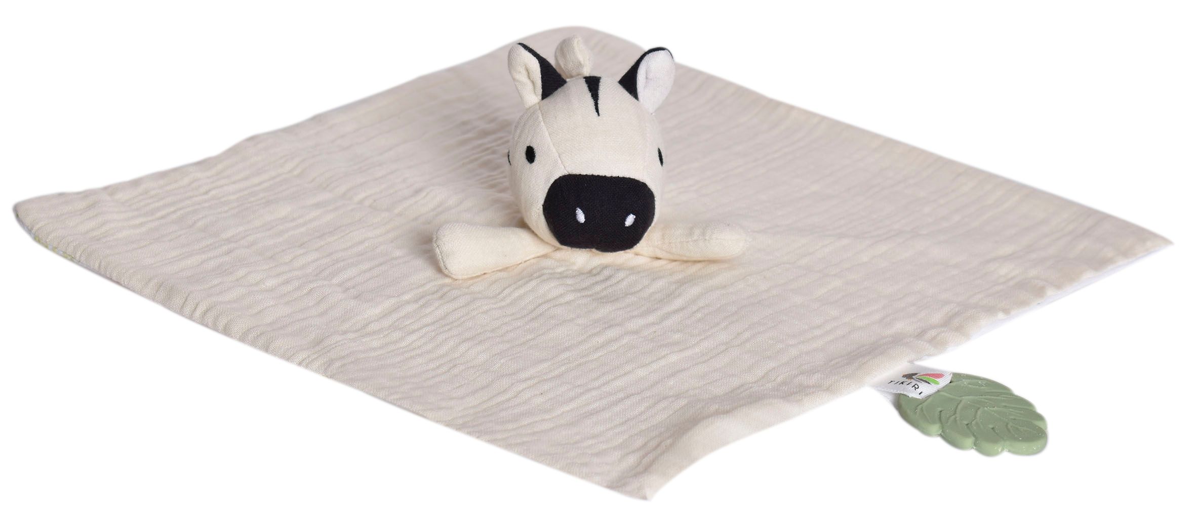 Picture of Zebra Comforter with Natural Rubber Teether