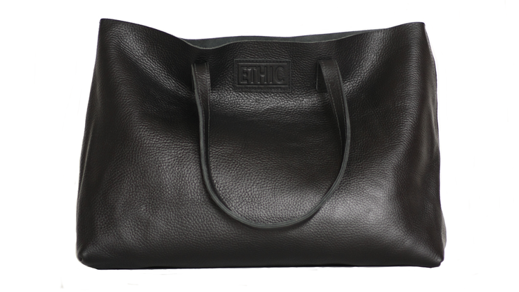 Picture of Ethic Leather Carry All Tote - BLACK