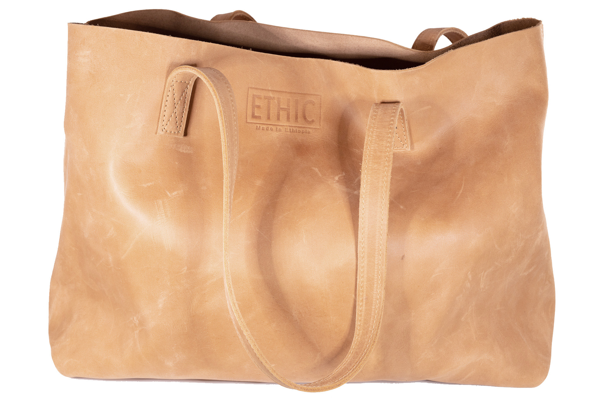 Picture of Ethic Leather Carry All Tote - TAN