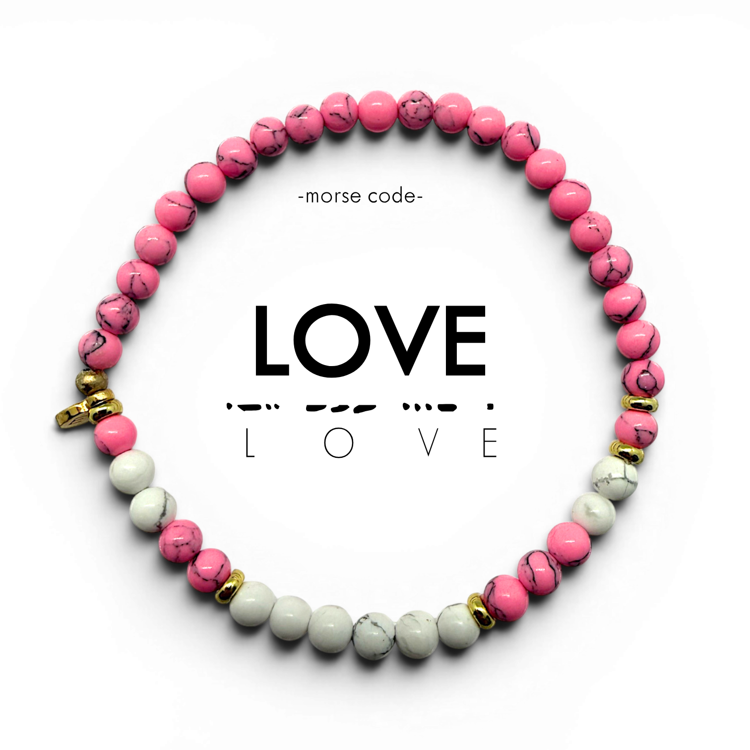 Picture of EG MC Bracelet: LOVE | Marble, Magenta Marble