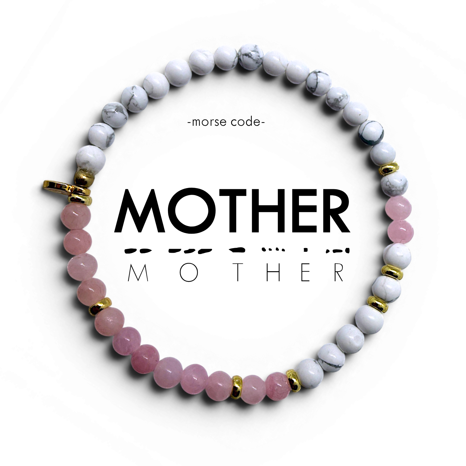 Picture of EG MC Bracelet: MOTHER | Rose Quartz & Marble