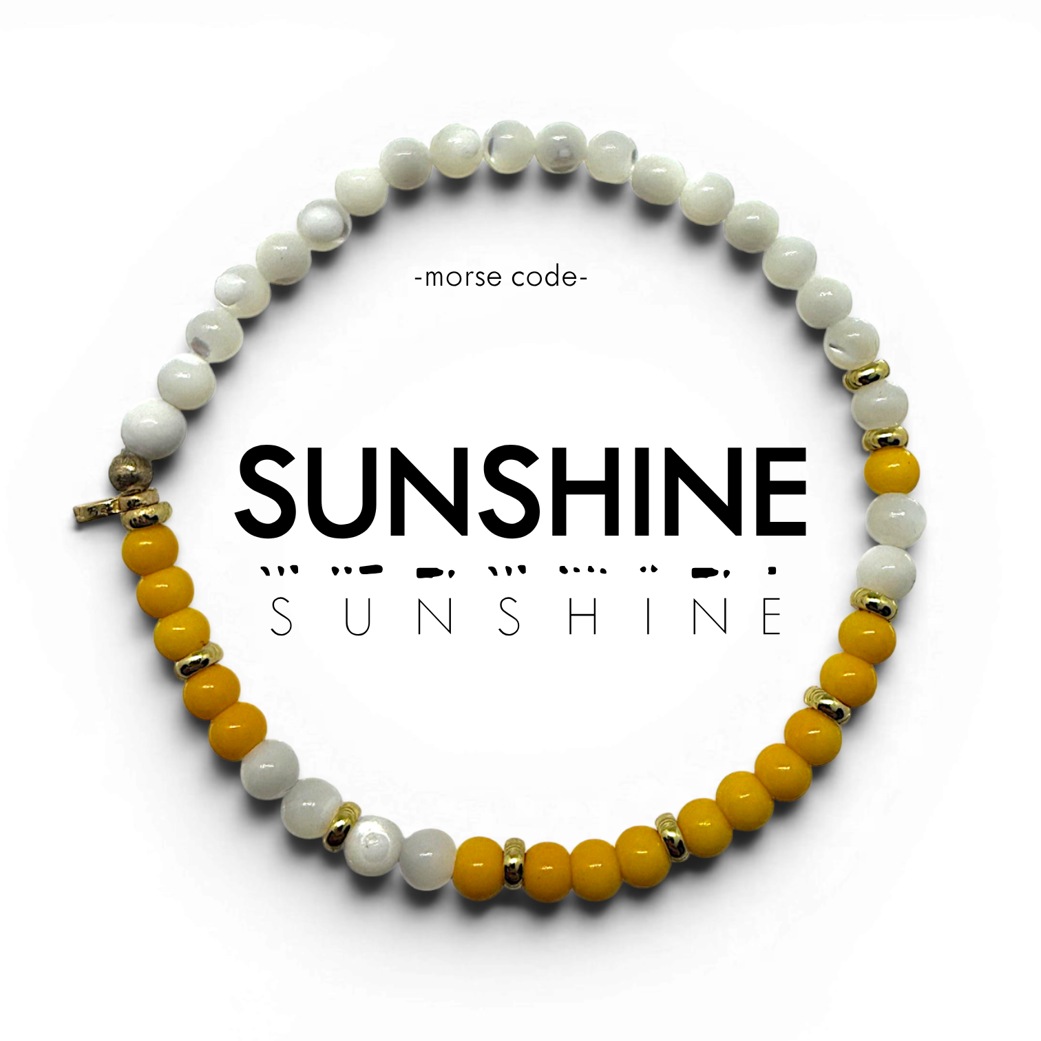 Picture of EG MC Bracelet: SUNSHINE | Yellow & Mother of Pear