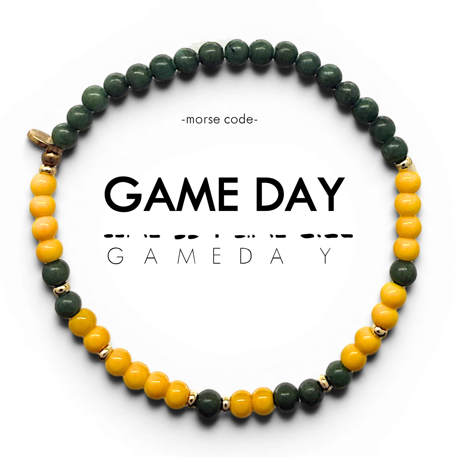 Picture of EG MC Bracelet: GAME DAY | Green and Gold/ Yellow
