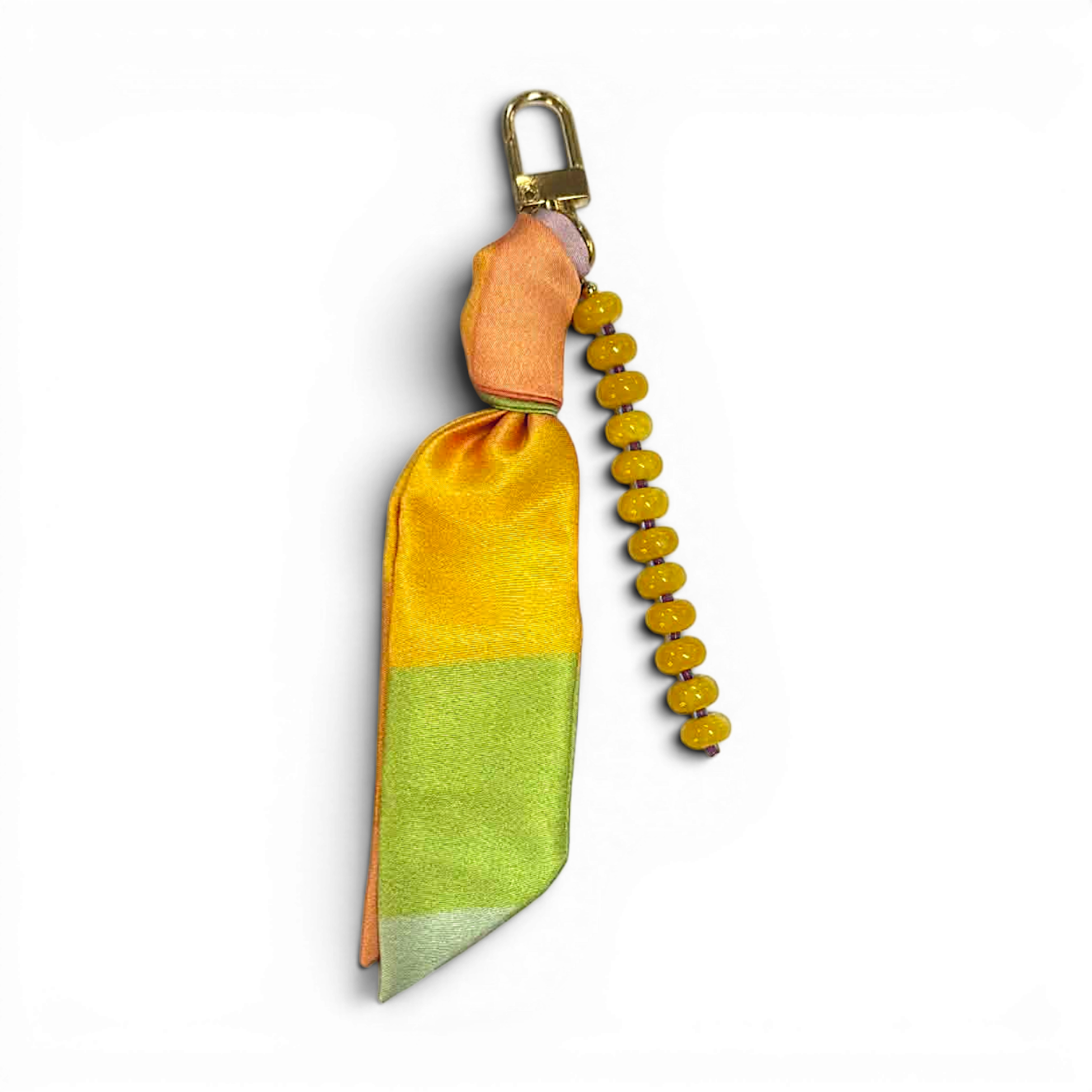 Picture of Bag Charm | Rainbow Plaid 