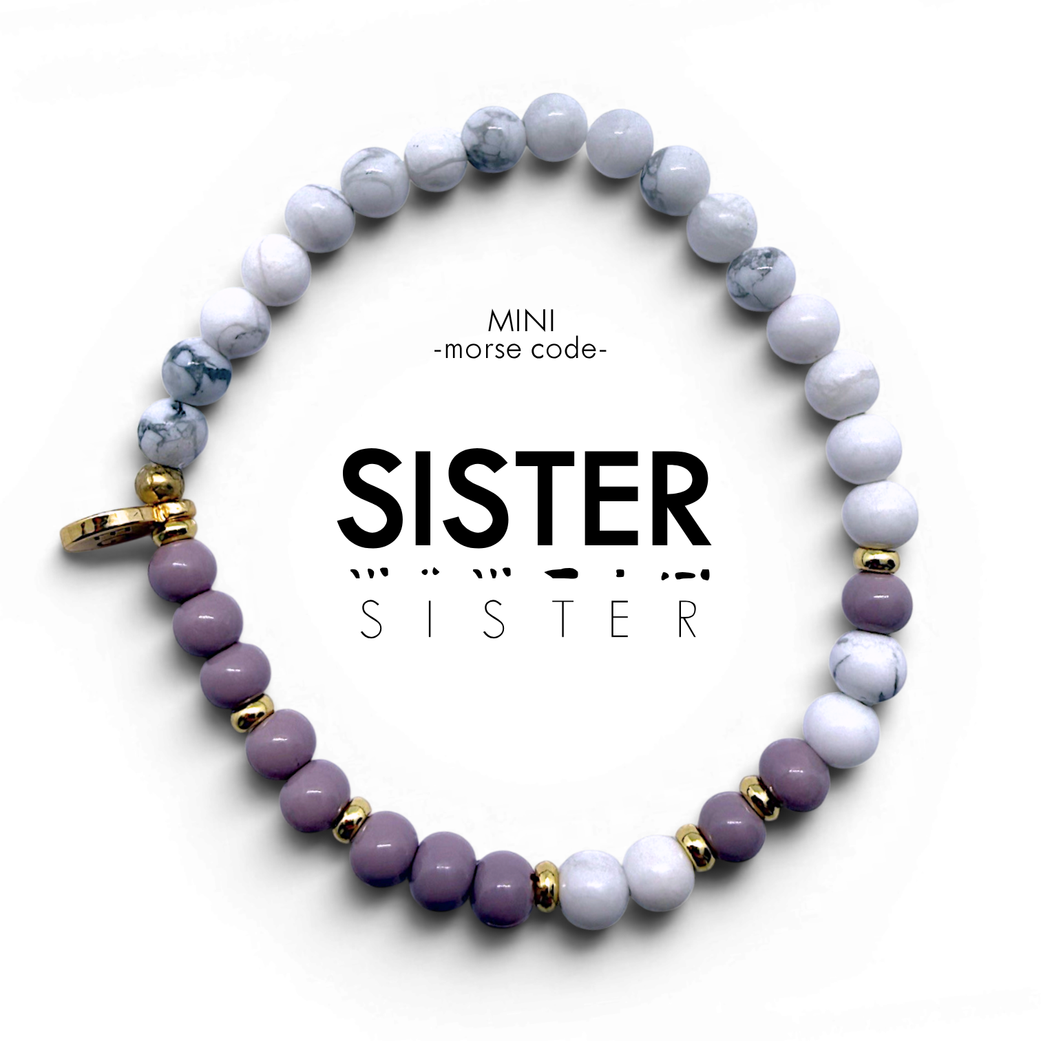Picture of MINI: SISTER | Lilac & Howlite