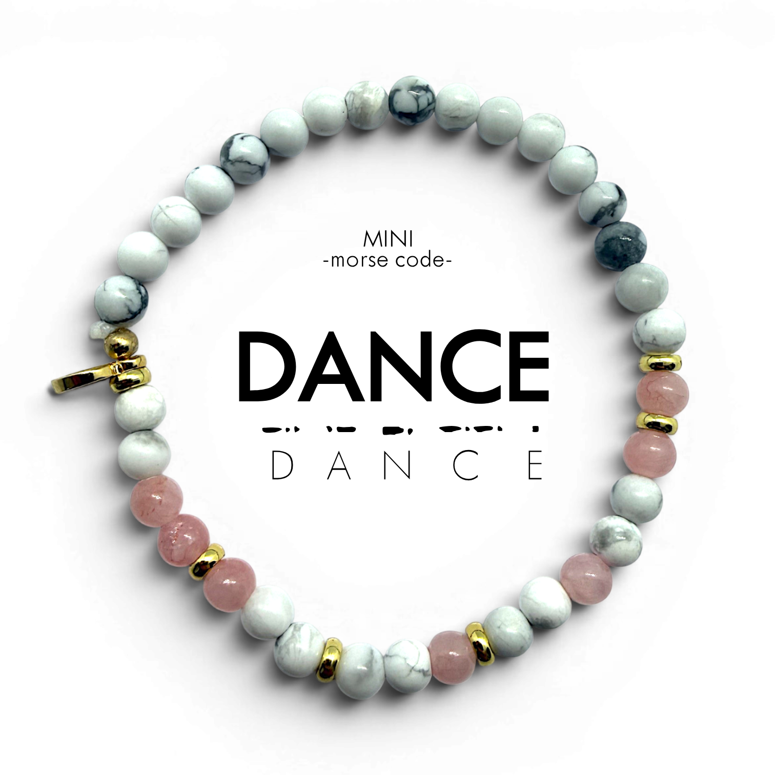 Picture of MINI: DANCE | Rose Quartz & Howlite
