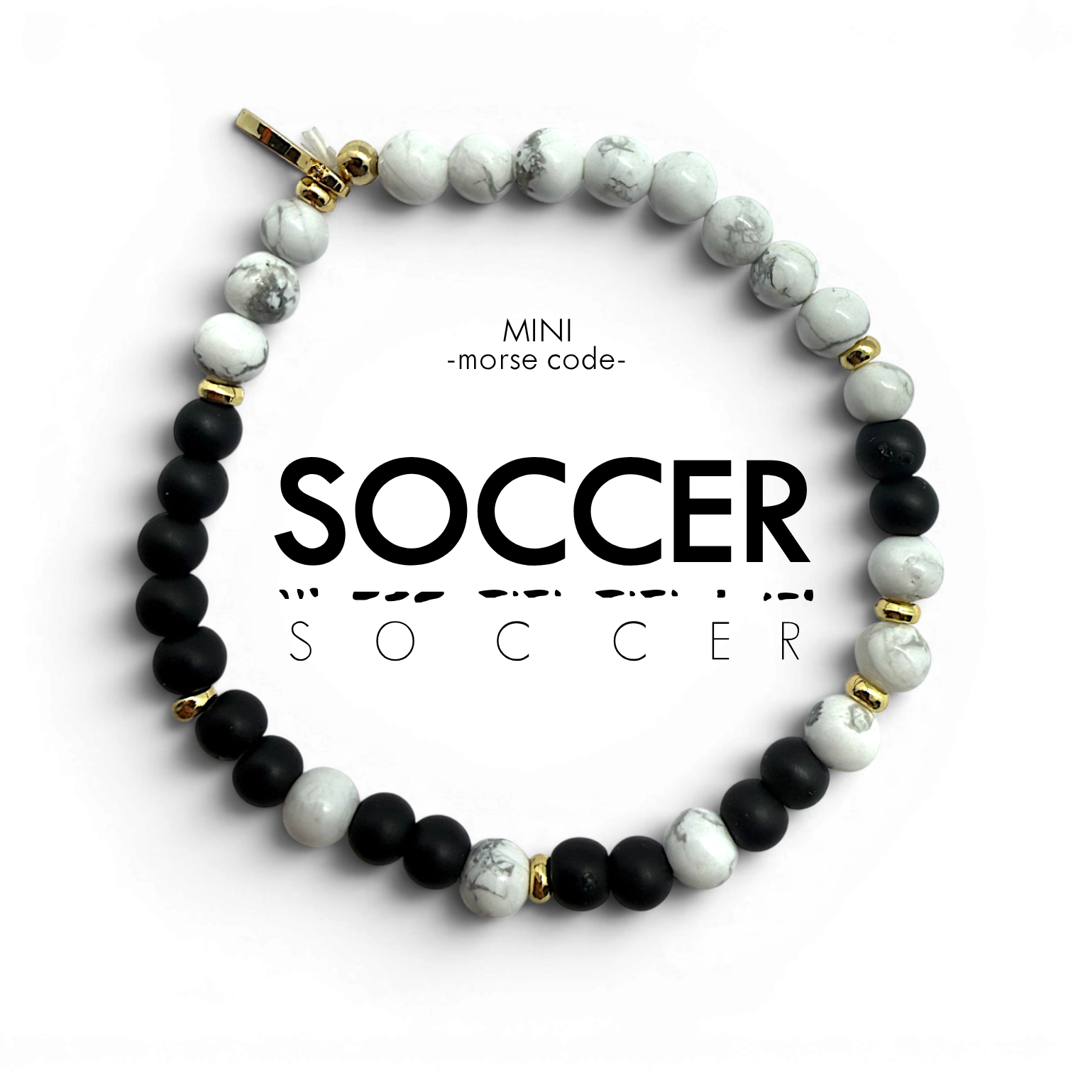 Picture of MINI: SOCCER | Onyx & Howlite