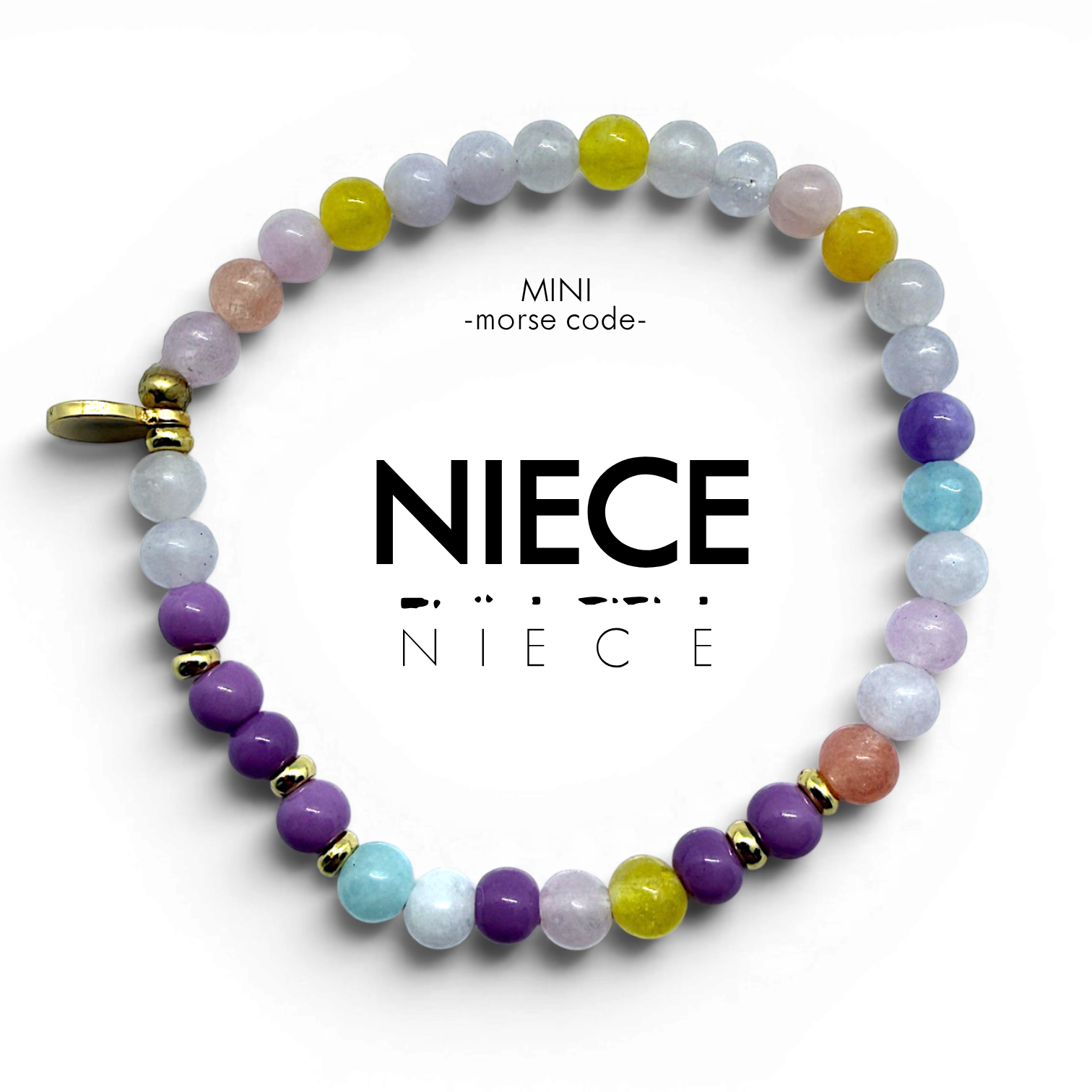 Picture of MINI: NIECE | Multicolored Quartz & Bright Lilac