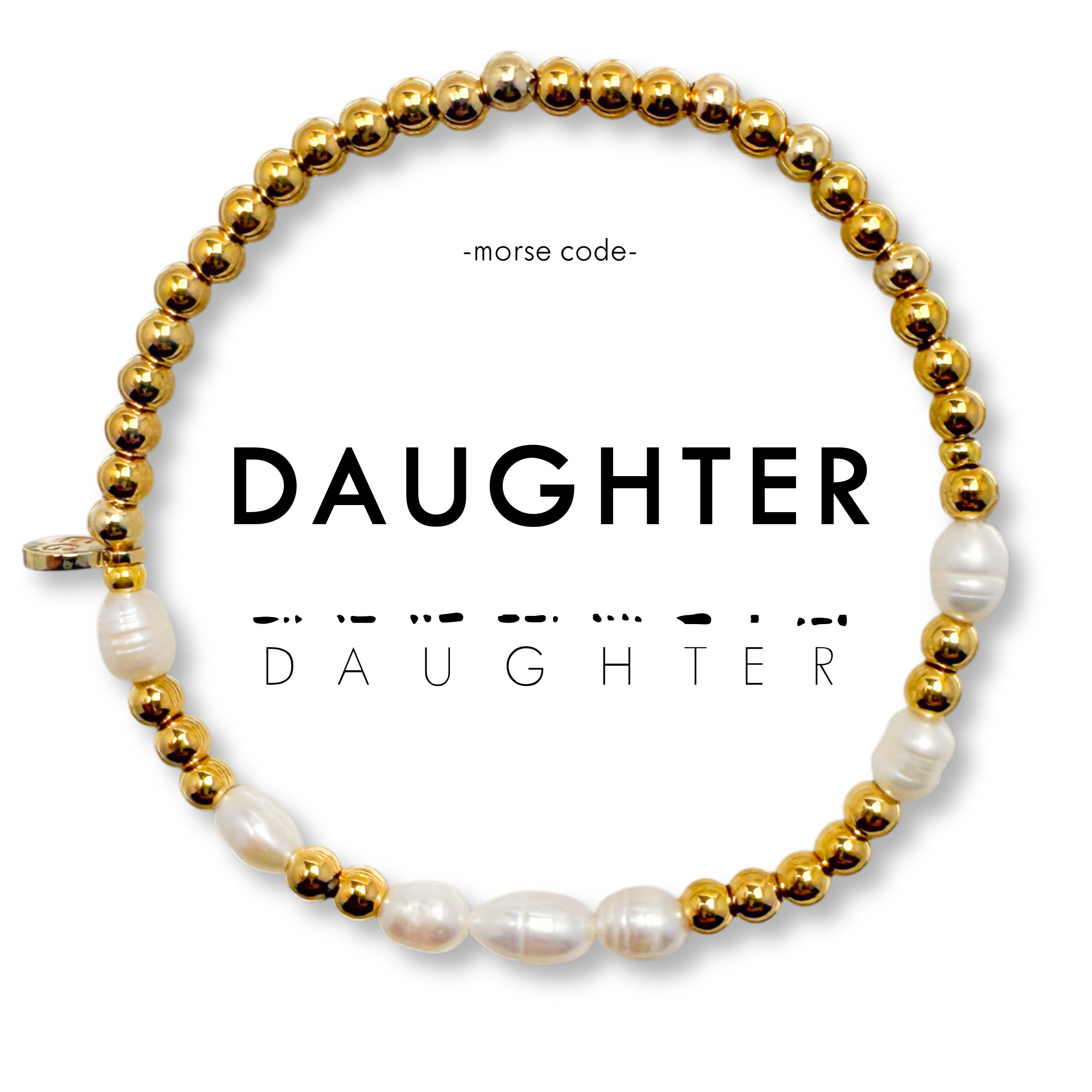 Picture of MC Pearl & Gold Bracelet | DAUGHTER