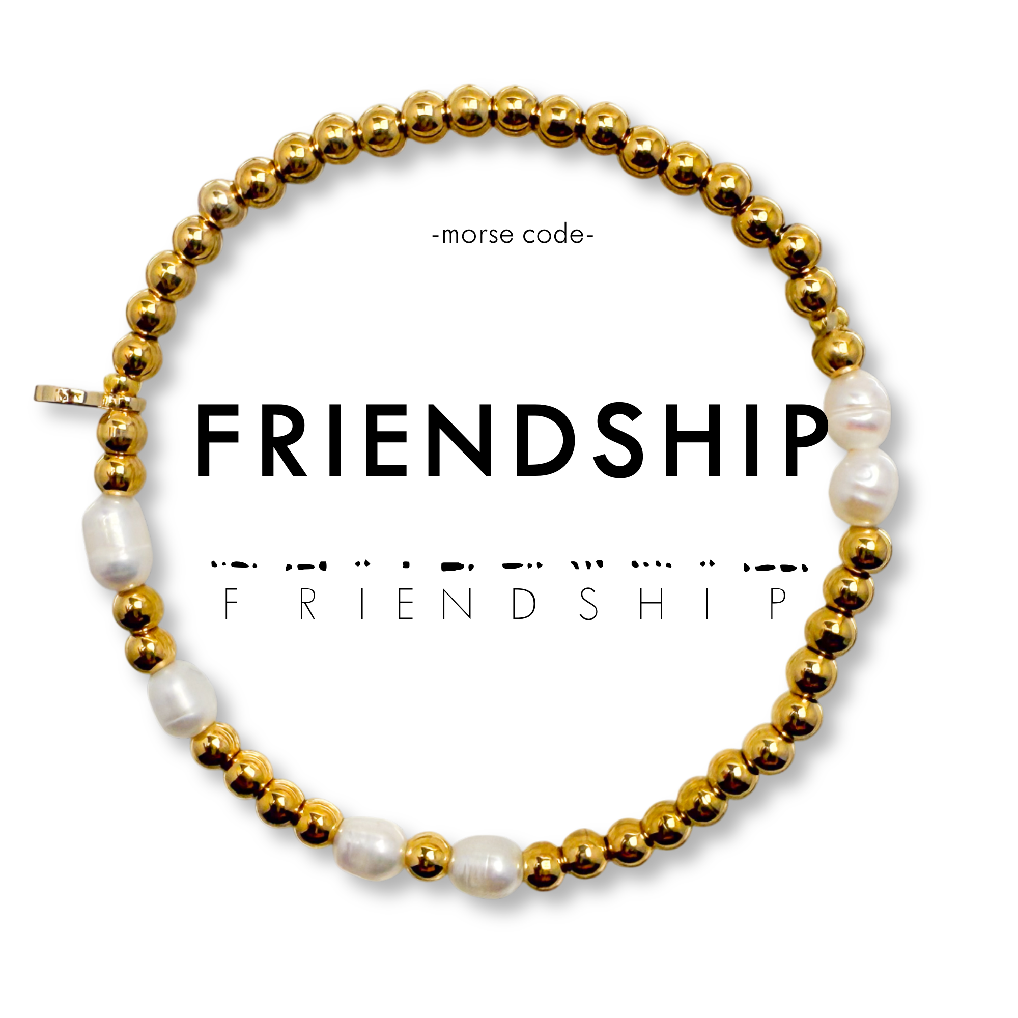 Picture of MC Pearl & Gold Bracelet | FRIENDSHIP
