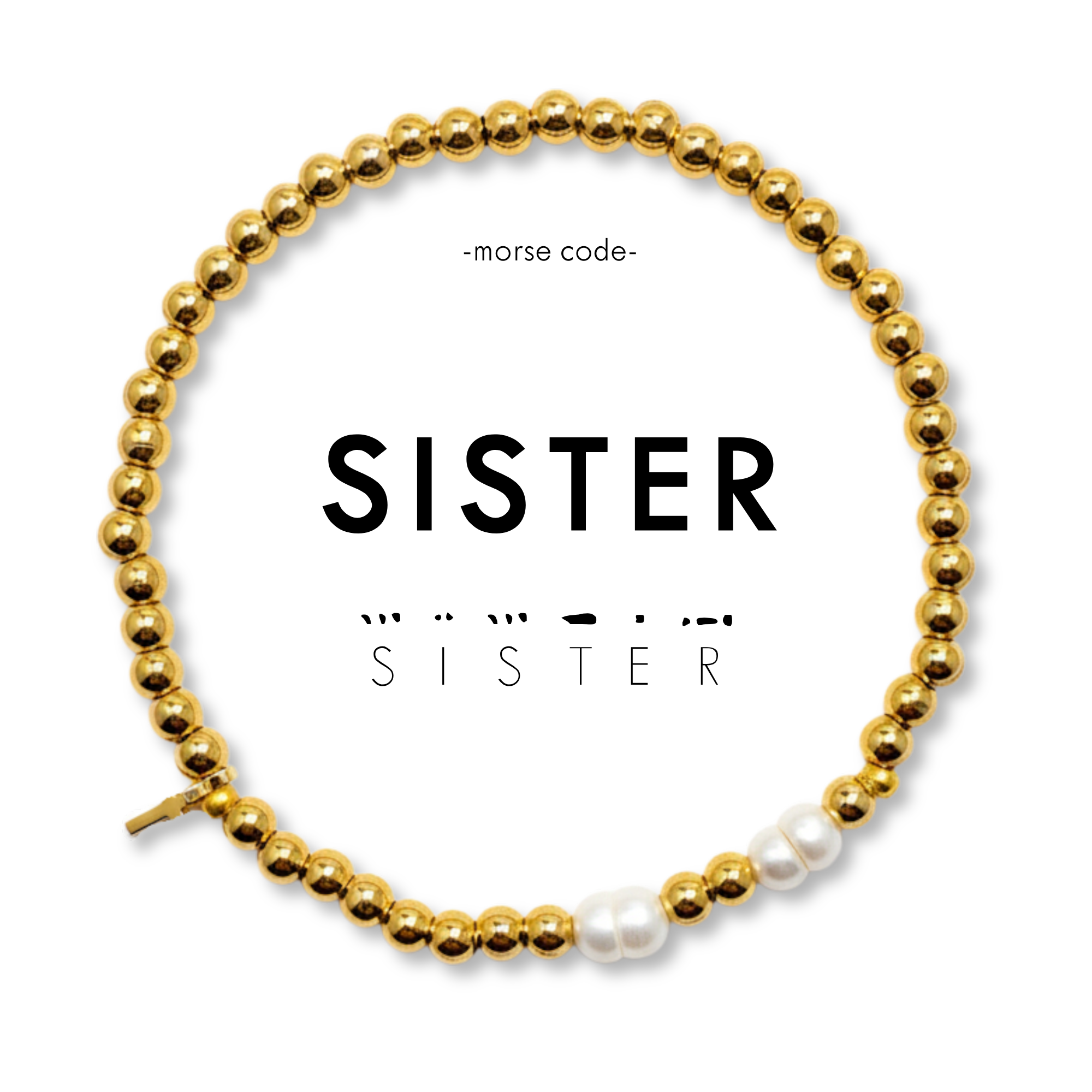 Picture of MC Pearl & Gold Bracelet | SISTER