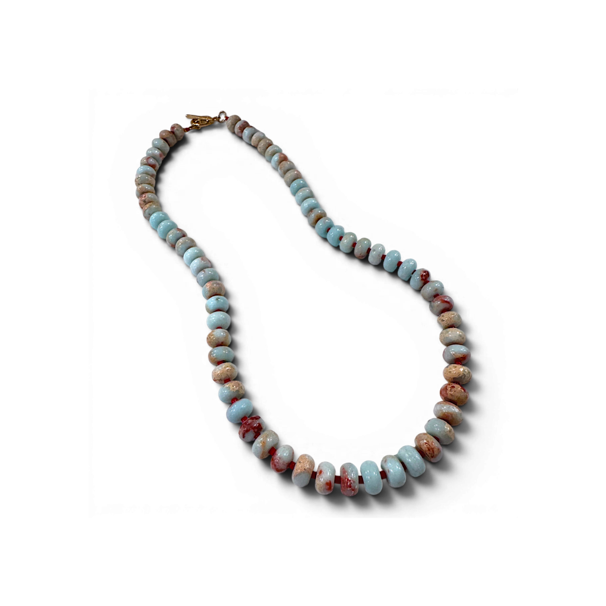 Picture of Shoushan Gemstone Beaded Necklace