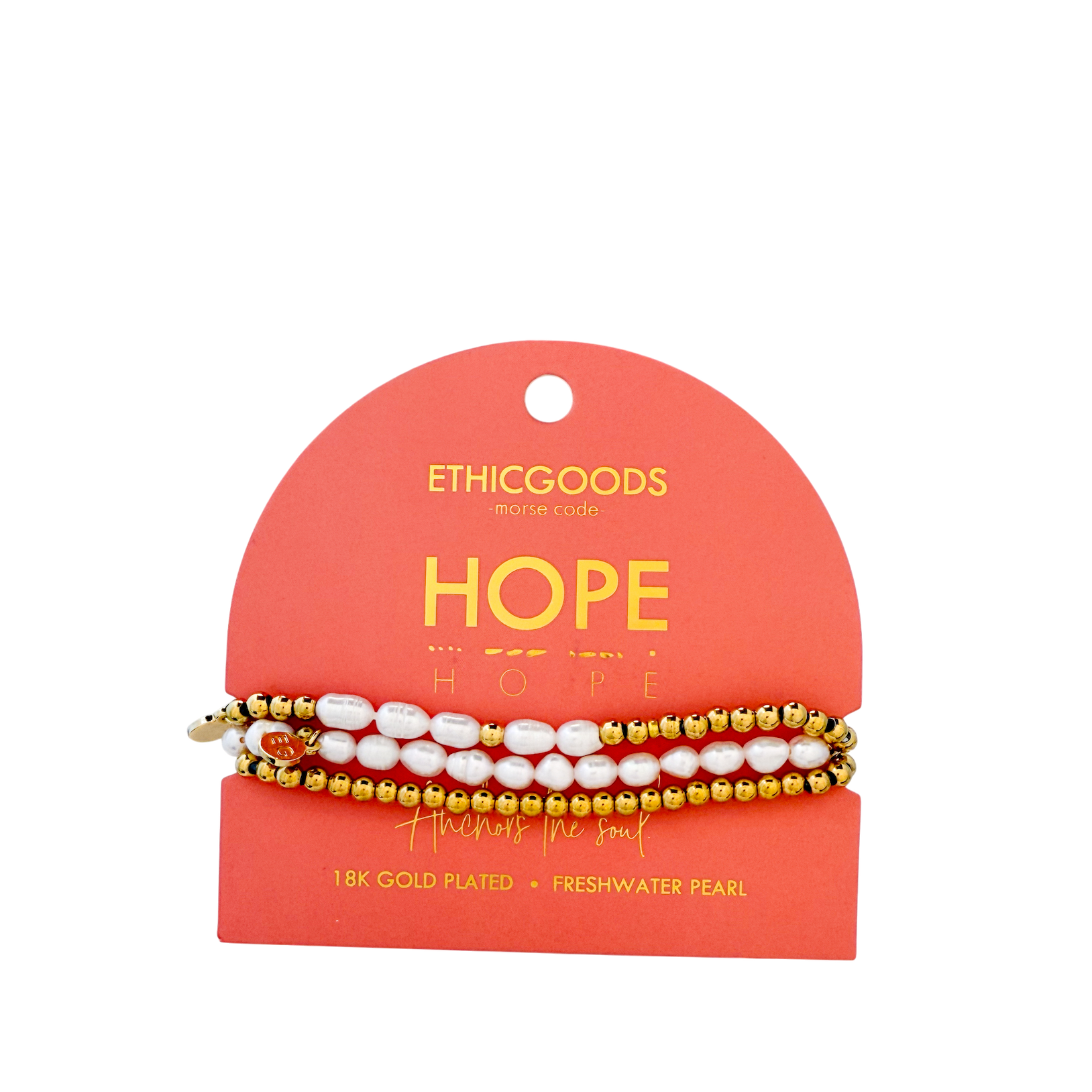 Picture of MC Pearl & Gold Bracelet Stacking Set | HOPE