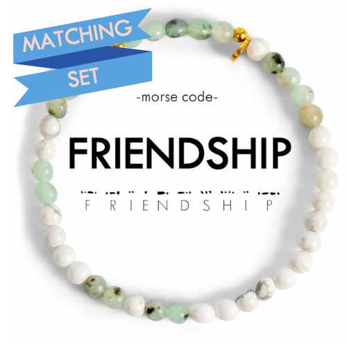 Picture of MC Matching Set I FRIENDSHIP Howlite & Jas