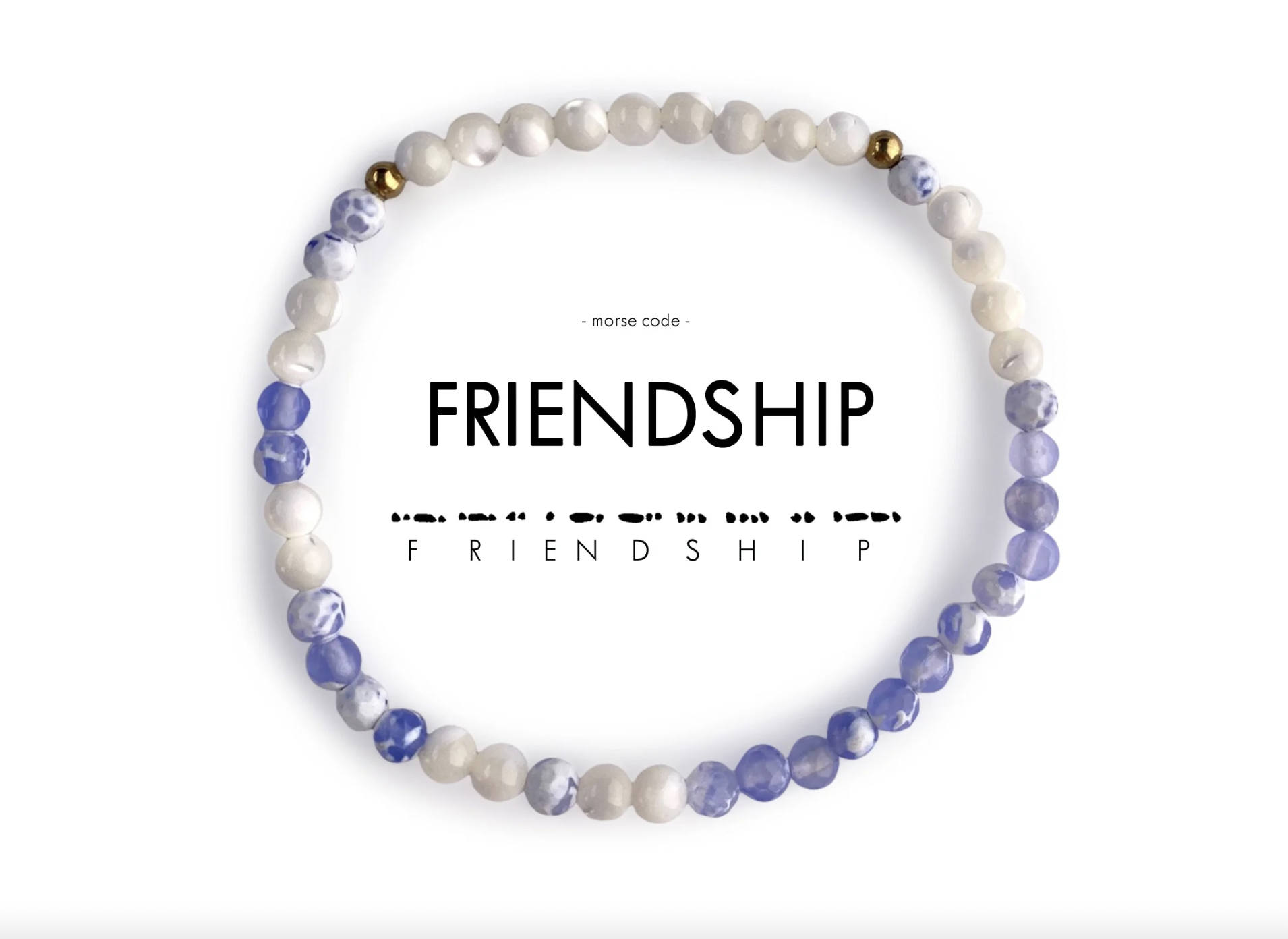 Picture of MC Matching Set: FRIENDSHIP Blue Lace Agate