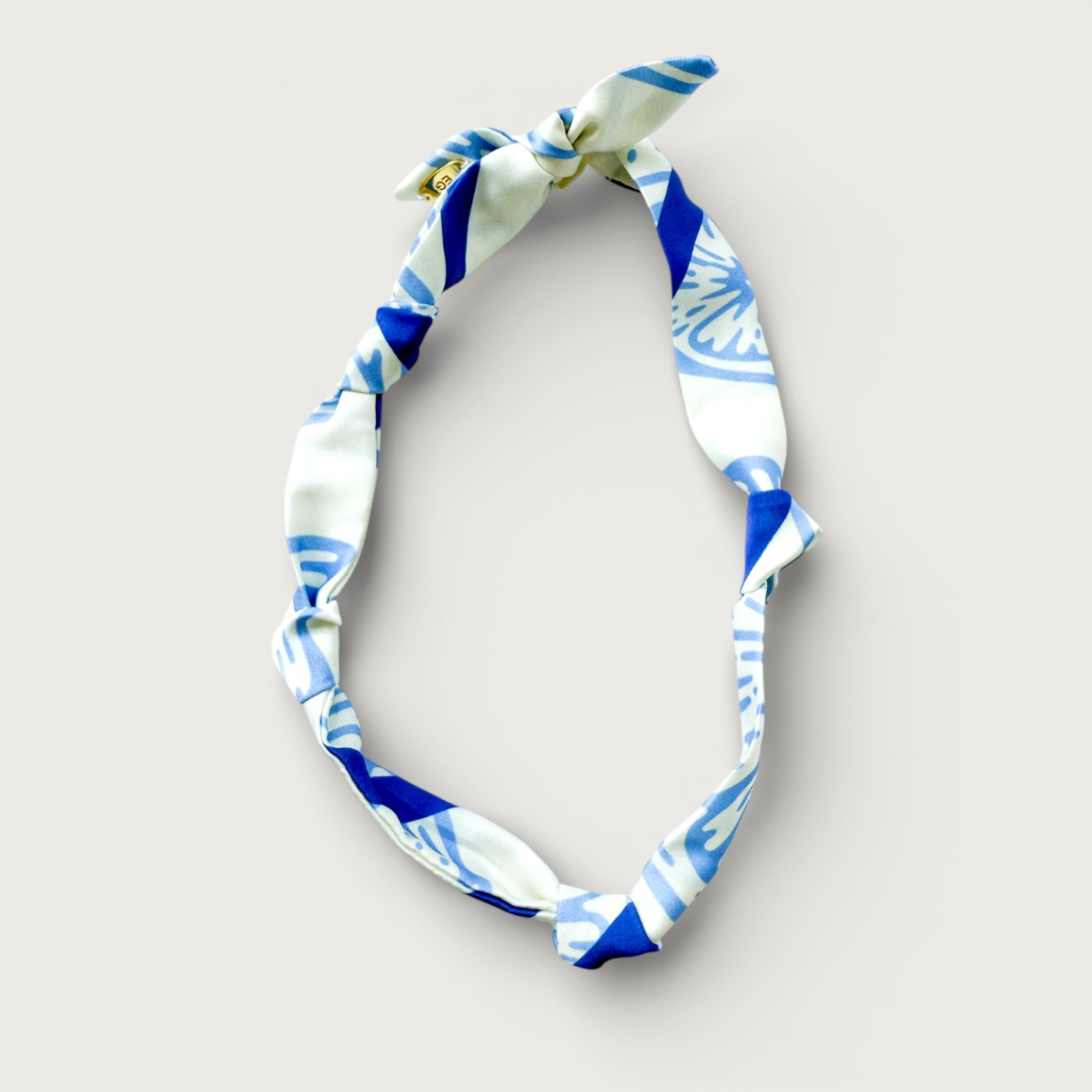 Picture of Scarf Necklace- BLUE LEMONS