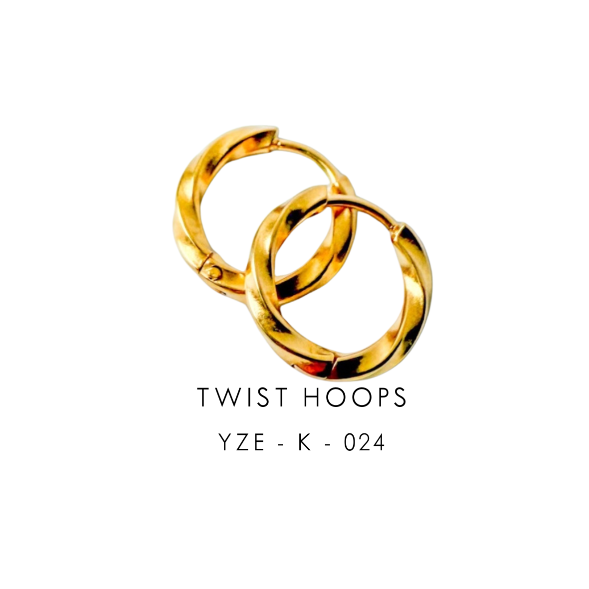 Picture of Twist Hoop Earrings