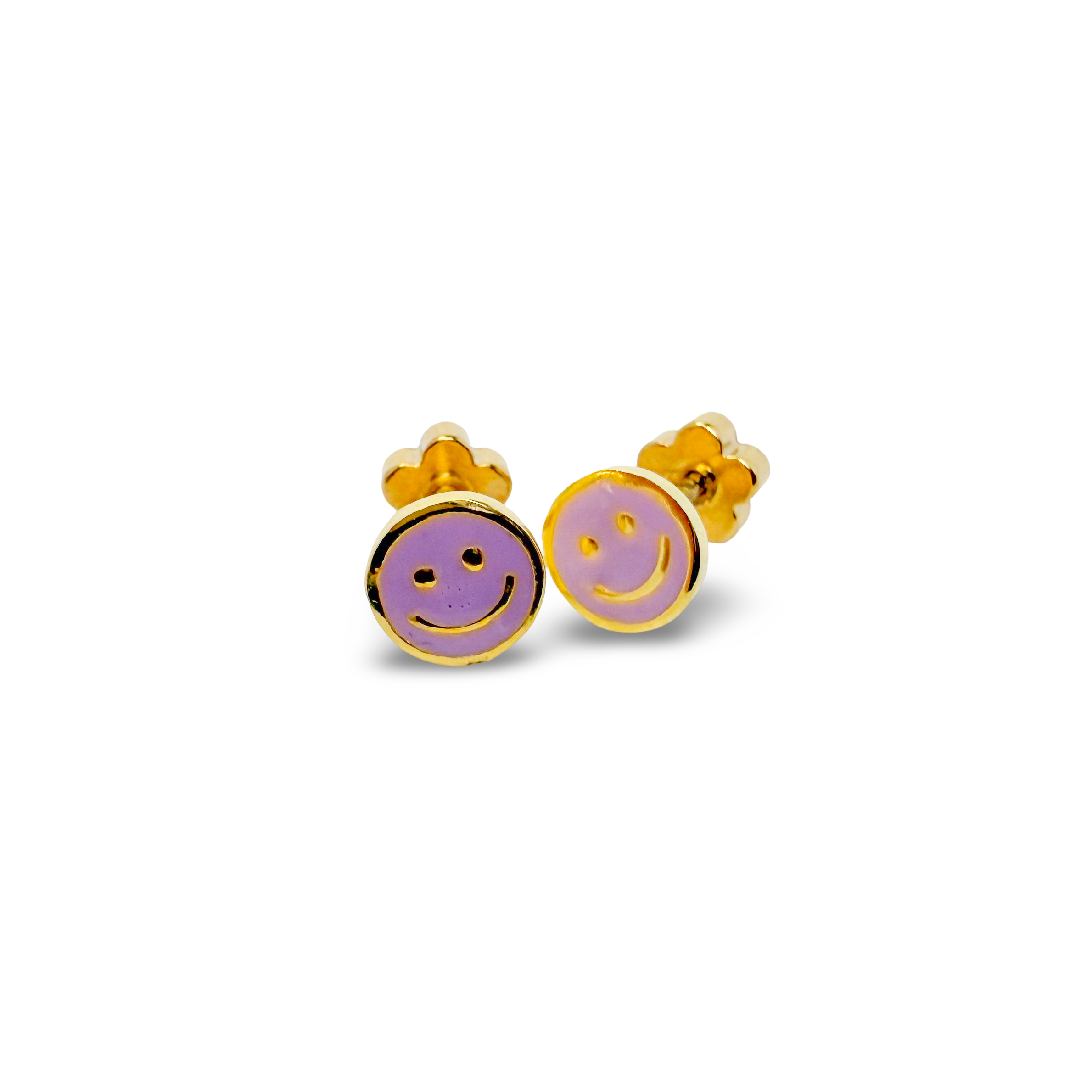 Picture of Smiley Face Tiny Stud Earrings