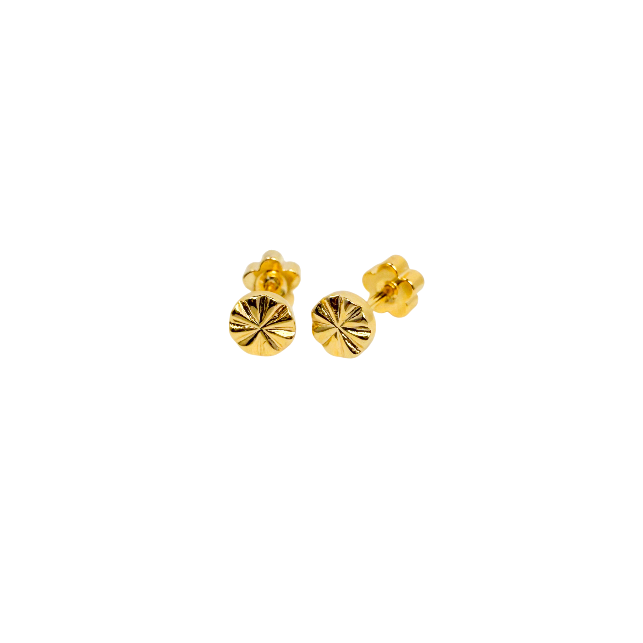 Picture of Kids Earring: Gold Sunburst