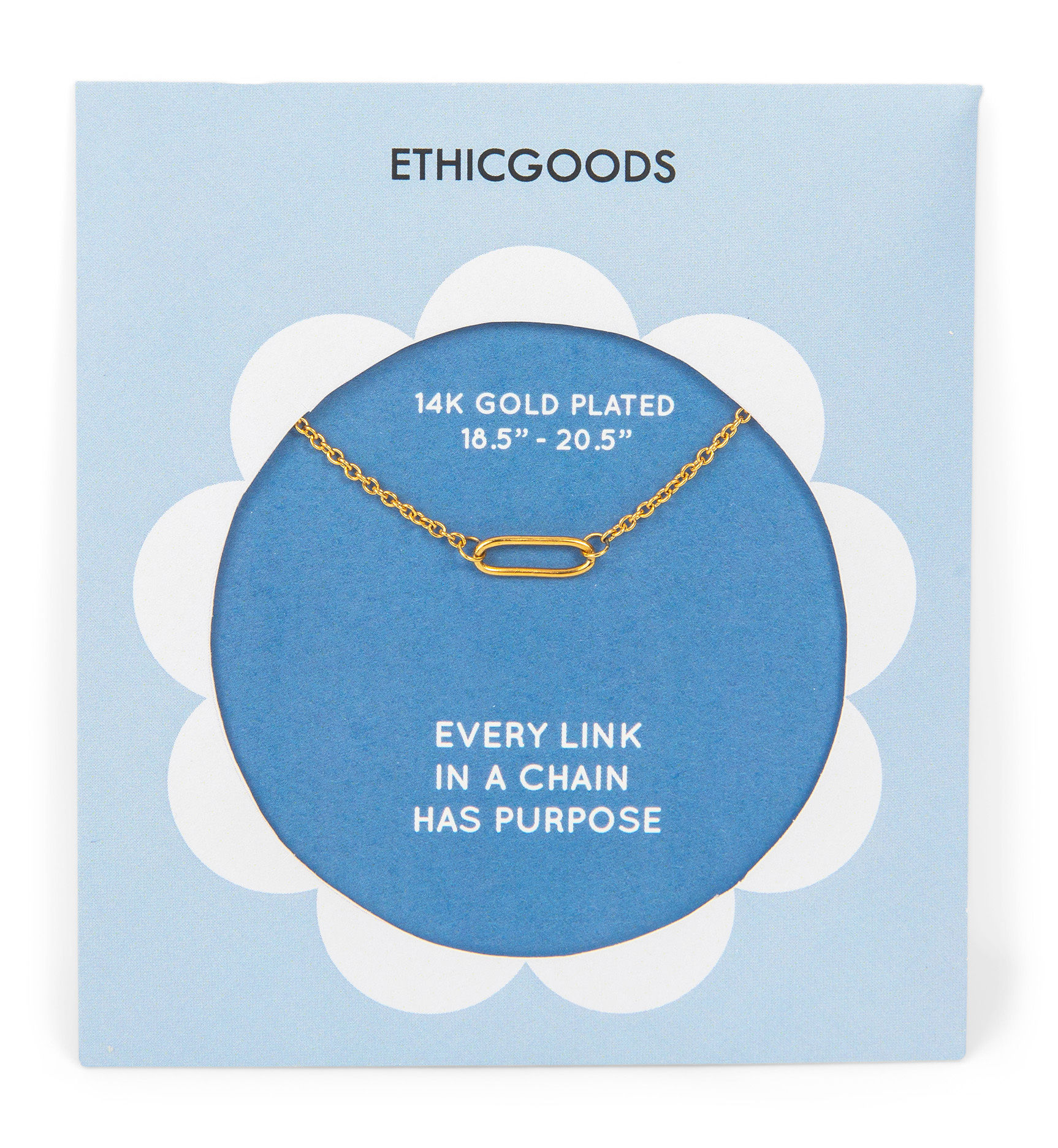 Picture of EG Necklace: Link Chain | GOLD PLATED