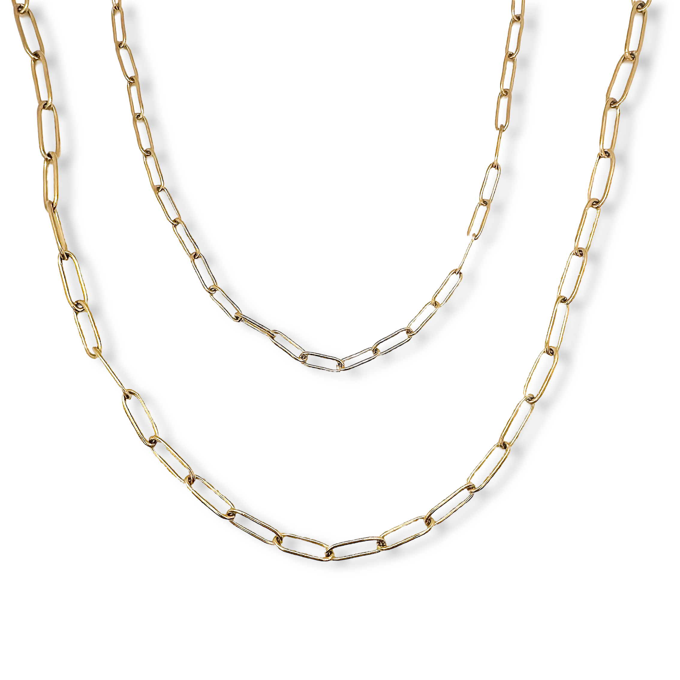 Picture of EG Necklace: Paperclip Chain | GOLD PLATED
