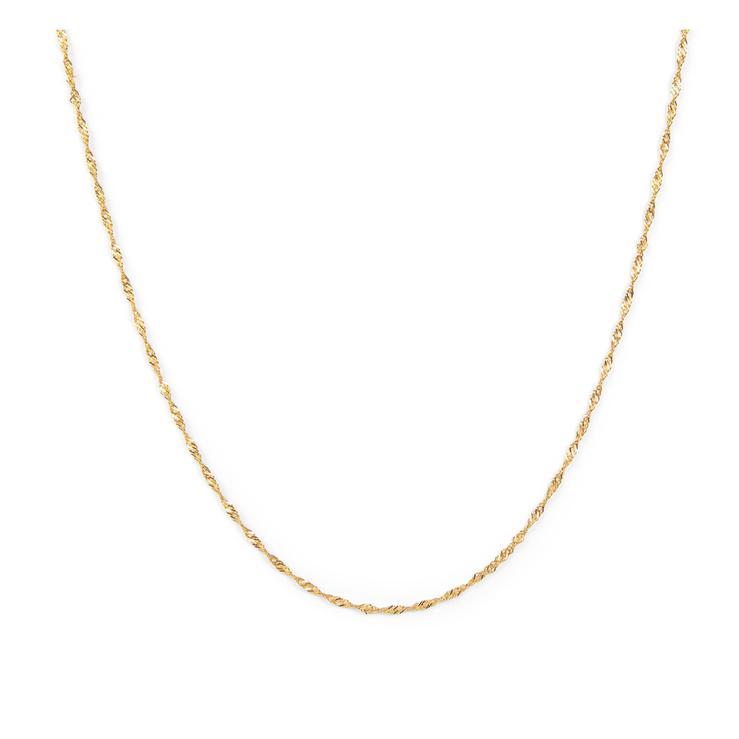 Picture of EG Necklace: Twist Chain | GOLD PLATED