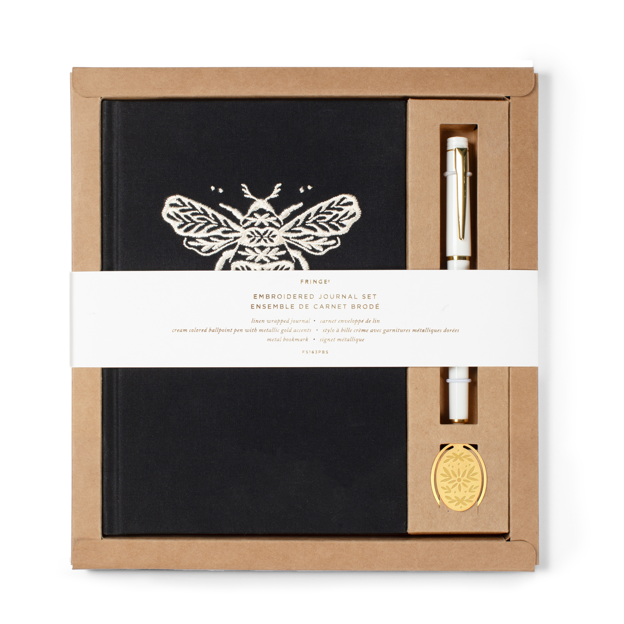 Picture of JT EMB BEE BKCLTH JRNL BKMK PEN SET