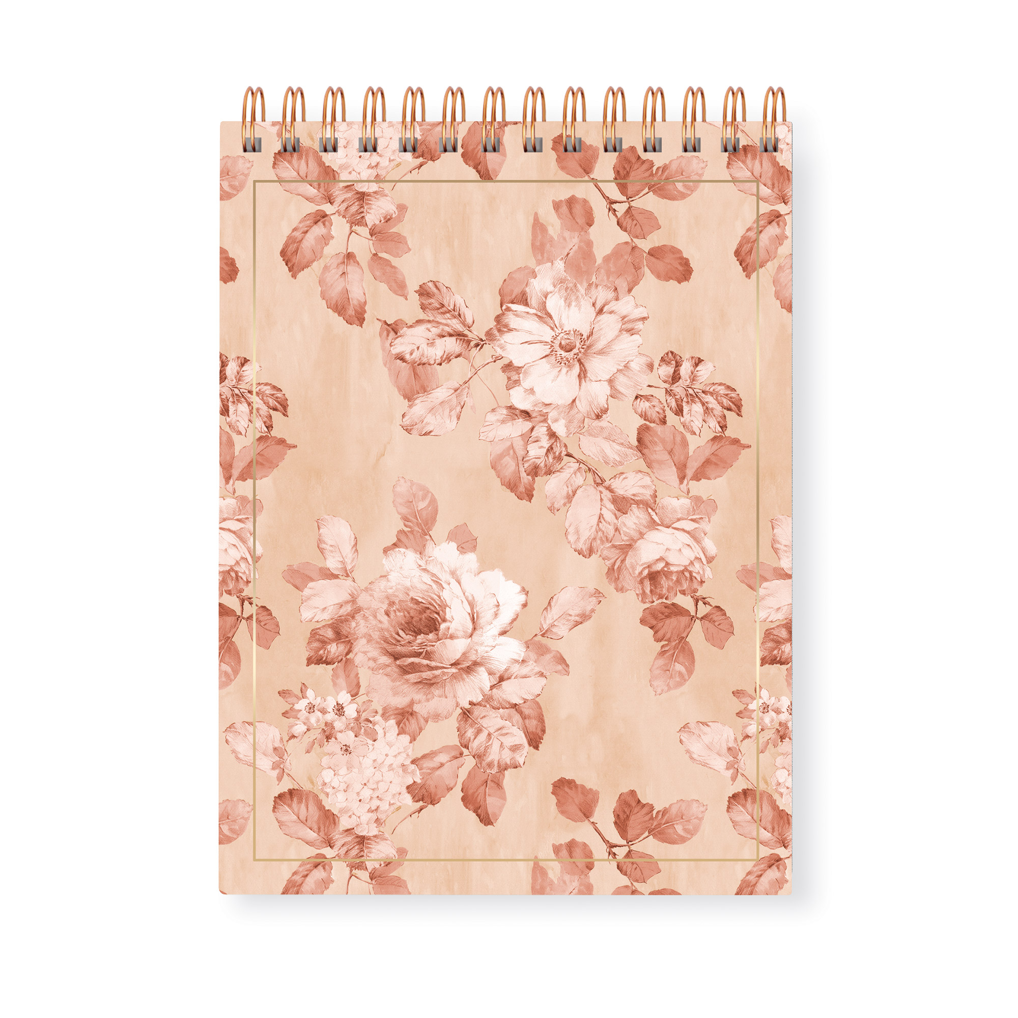 Picture of FLR PENCIL ROSE HRDCVR SPRL SKTCHBK