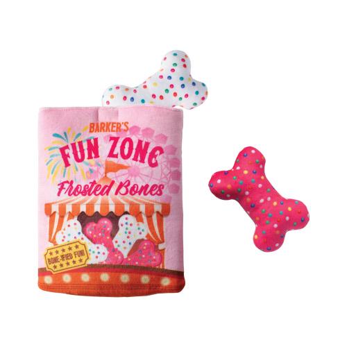 Picture of FUNZONE BONES HIDE&SEEK PLSH DOGTOY