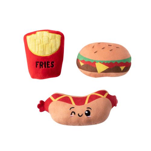 Picture of FAST FOODS 3PCS SMALL DOG TOY SET