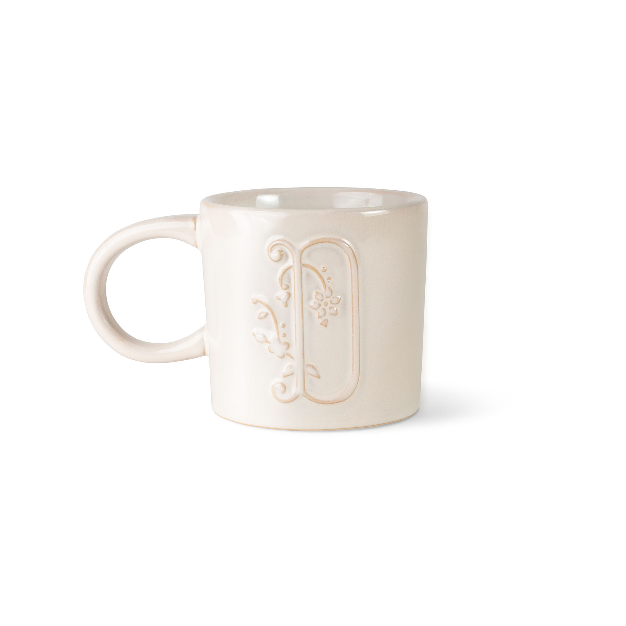 Picture of PRA WHITE FLORAL D ARTISN STNWR MUG