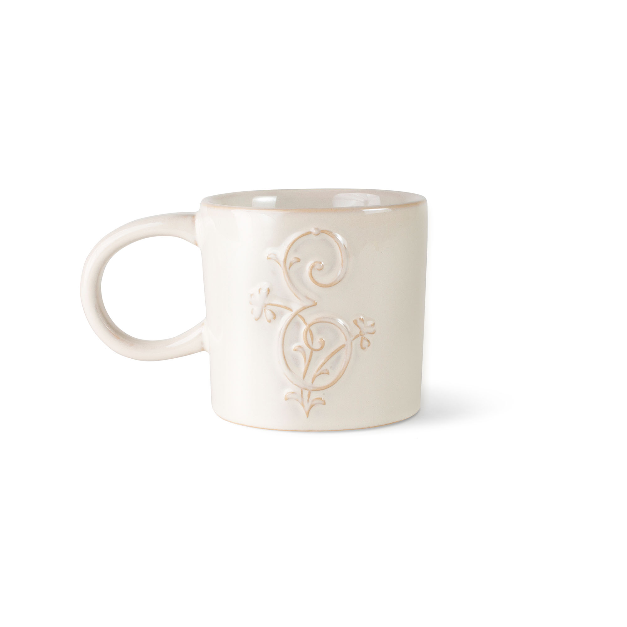 Picture of PRA WHITE FLORAL E ARTISN STNWR MUG