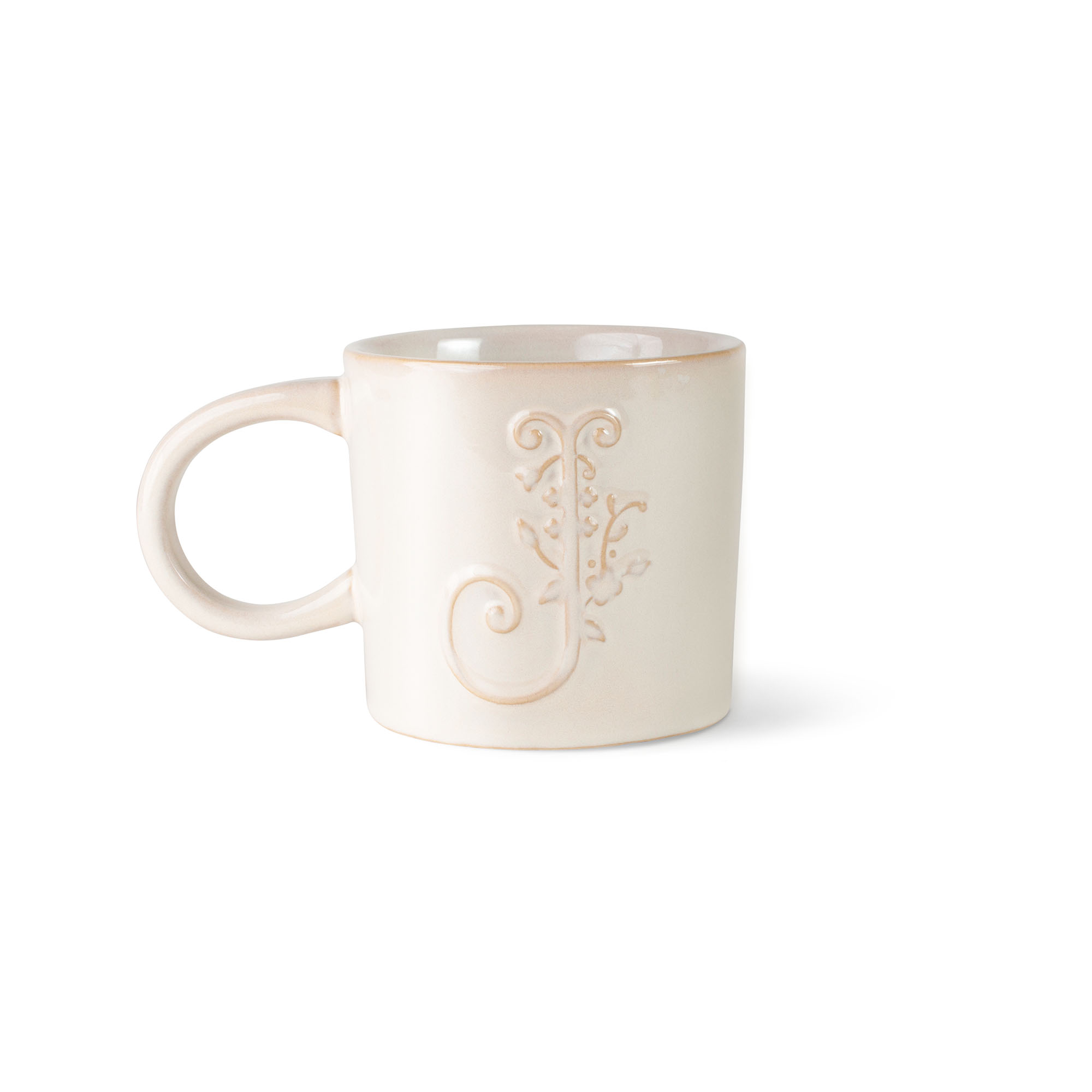Picture of PRA WHITE FLORAL J ARTISN STNWR MUG