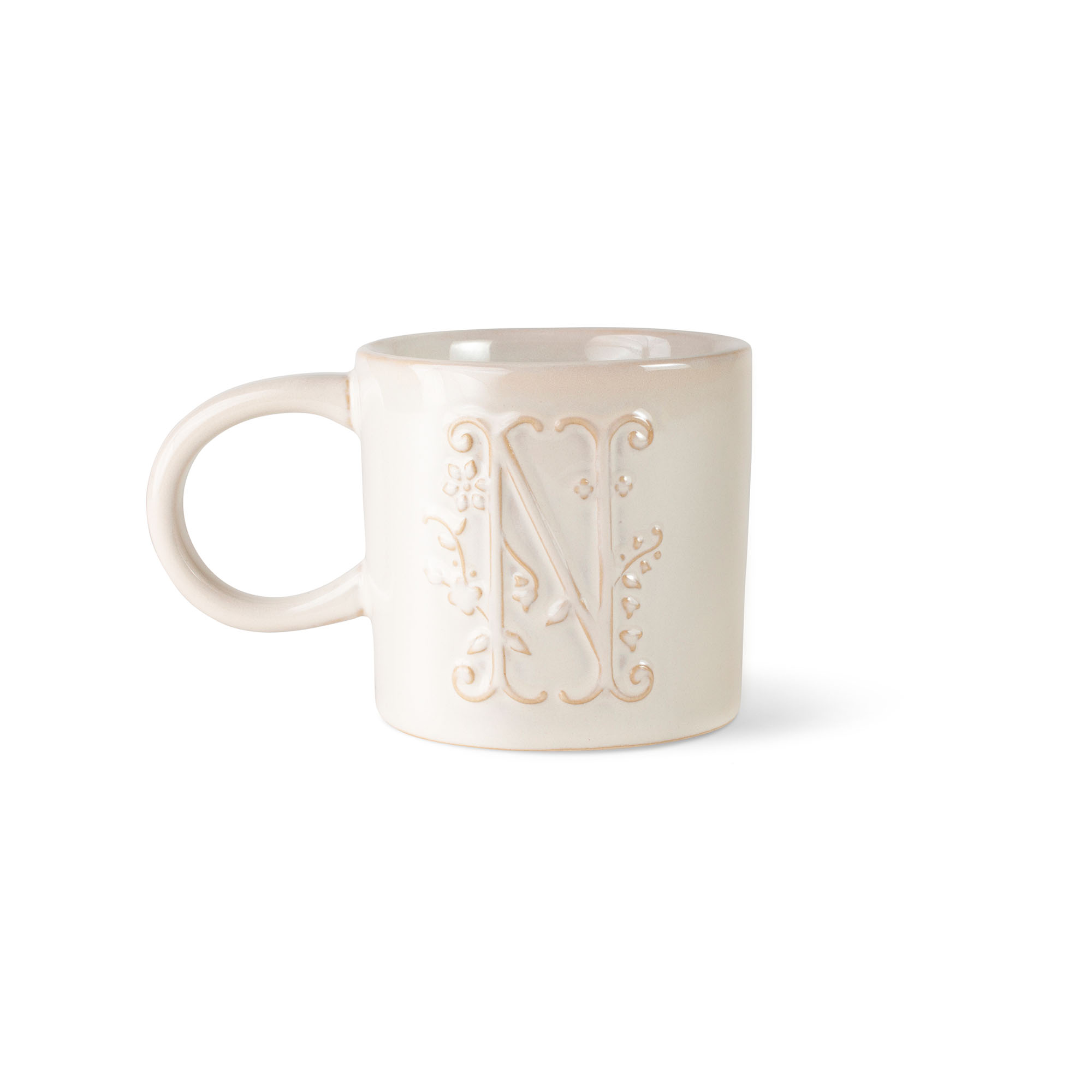 Picture of PRA WHITE FLORAL N ARTISN STNWR MUG
