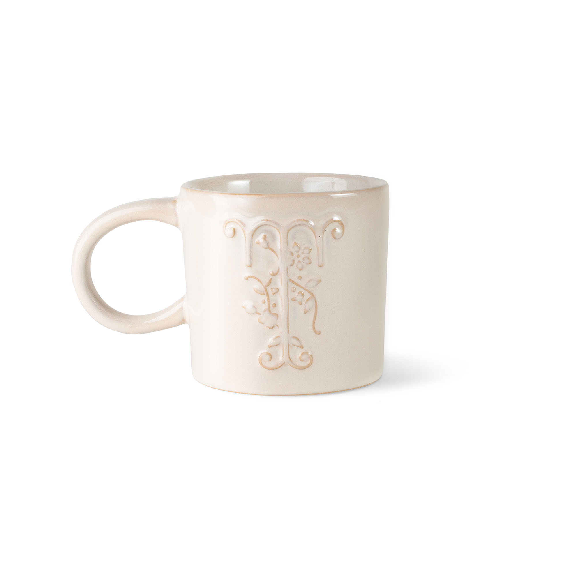 Picture of PRA WHITE FLORAL T ARTISN STNWR MUG